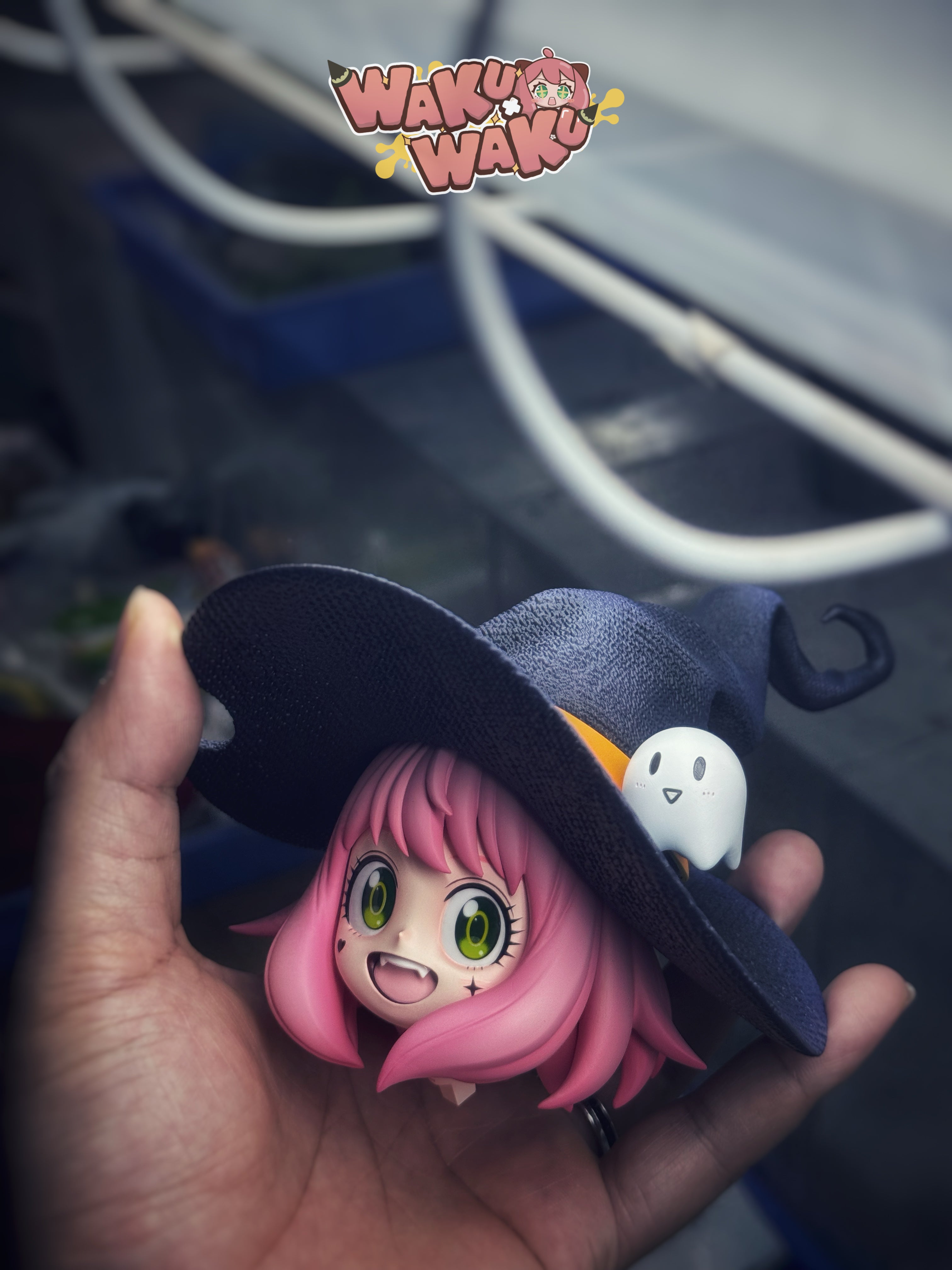 Spy x Family WakuWaku Studio Halloween Cos Anya Resin Statue