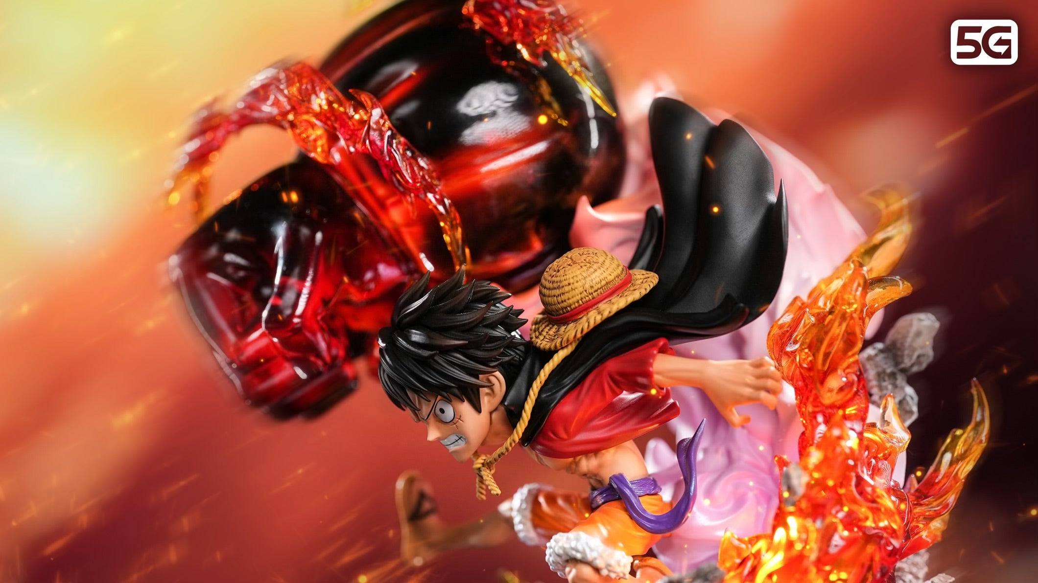 One Piece 5G x LX Studio Luffy Red Rock Resin Statue – ClubHouse Statues