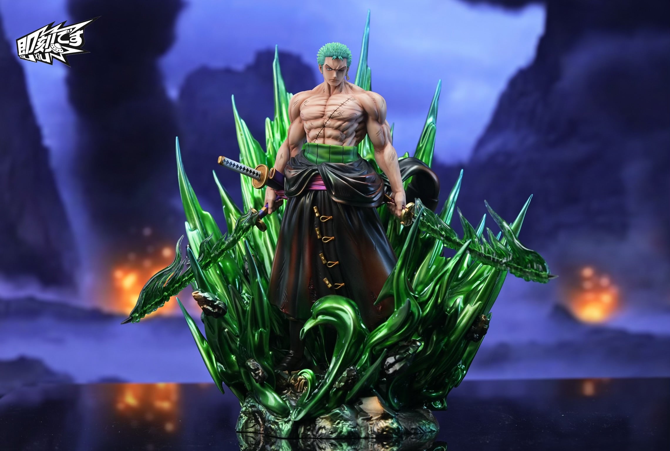 オブジェ One Piece JiKe Studio Roronoa Zoro – ClubHouse Statues