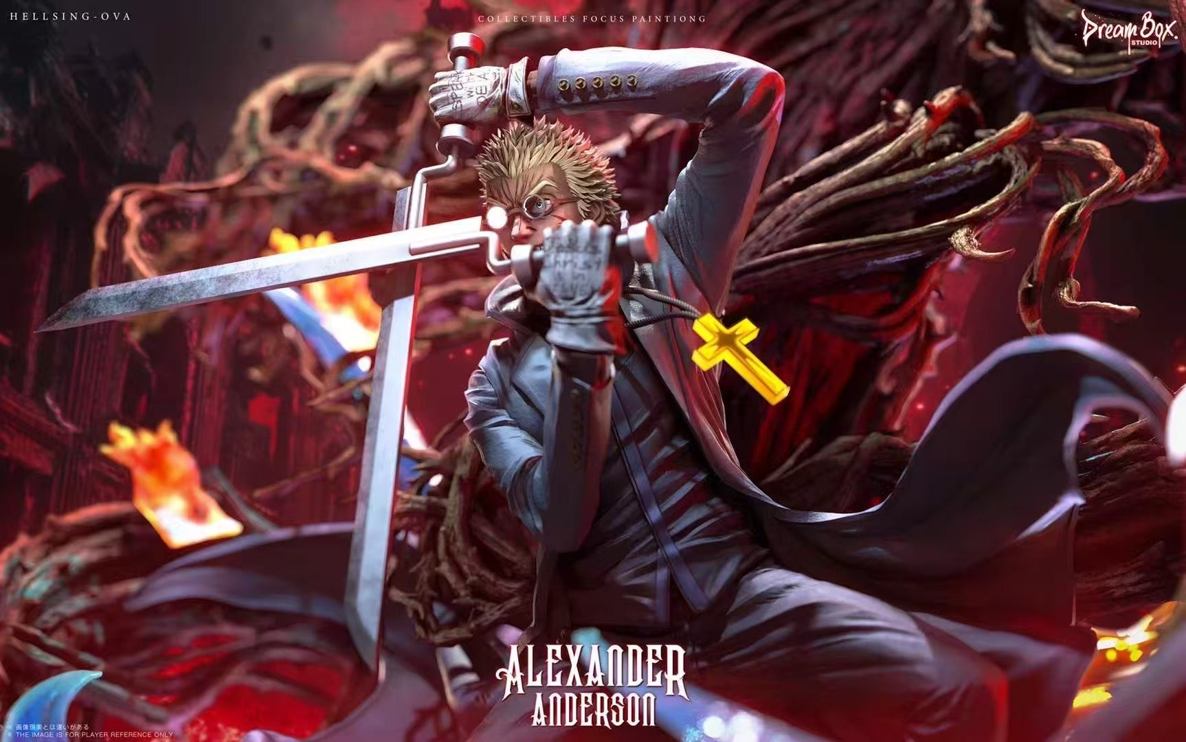 Dream Box Studio アンデルセン神父 スタチュー Hellsing Dream Box Studio Alexander Anderson – ClubHouse Statues