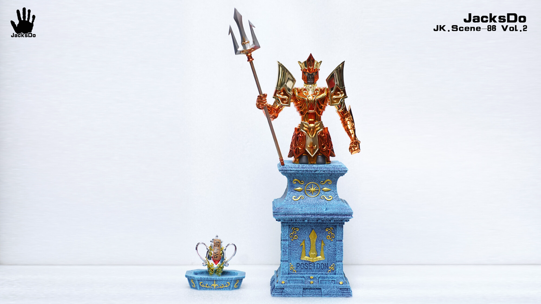 Saint Seiya JacksDo Studio Poseidon Cloths Resin Statue