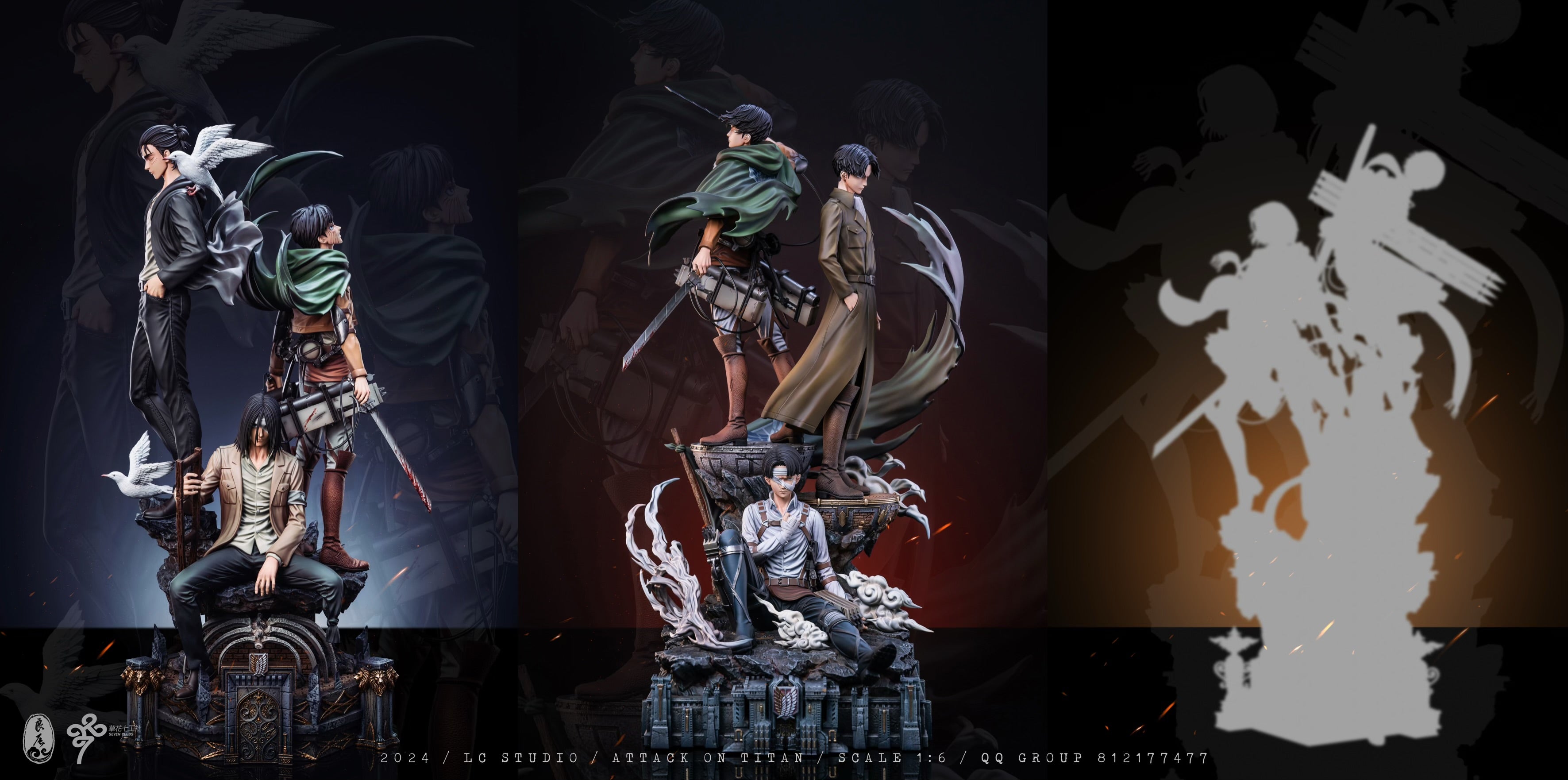 Attack on Titan LC Studio Life of Levi – ClubHouse Statues