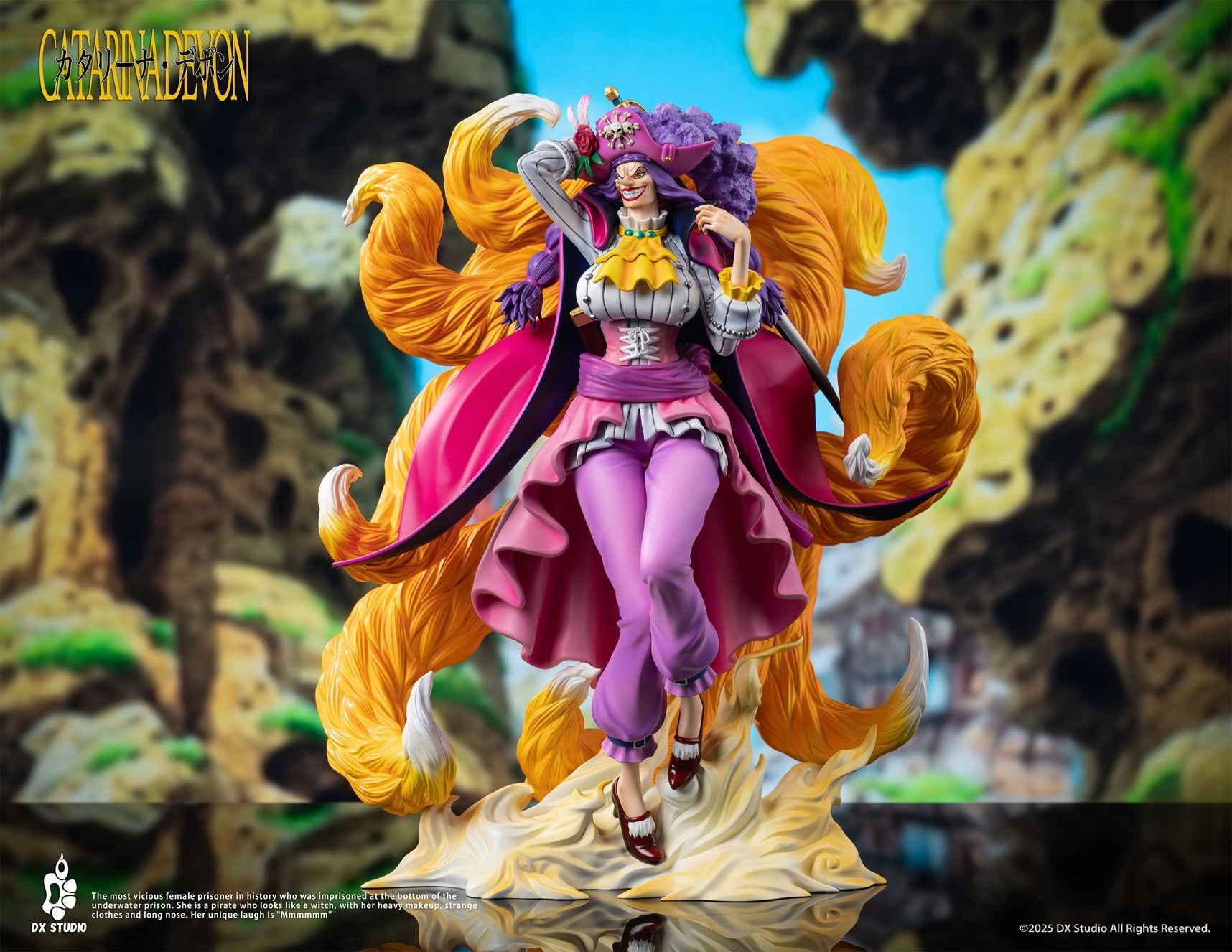 One Piece DX Studio Vasco Shot x Catarina Devon Resin Statue