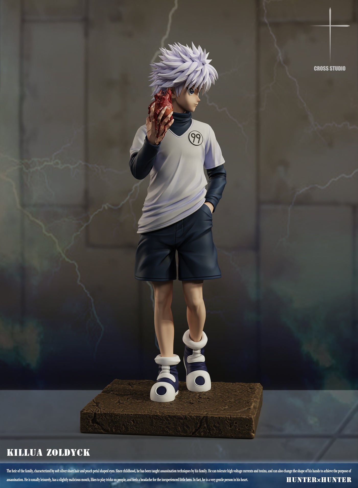 Hunter x Hunter Cross Studio Killua Zoldick – ClubHouse Statues