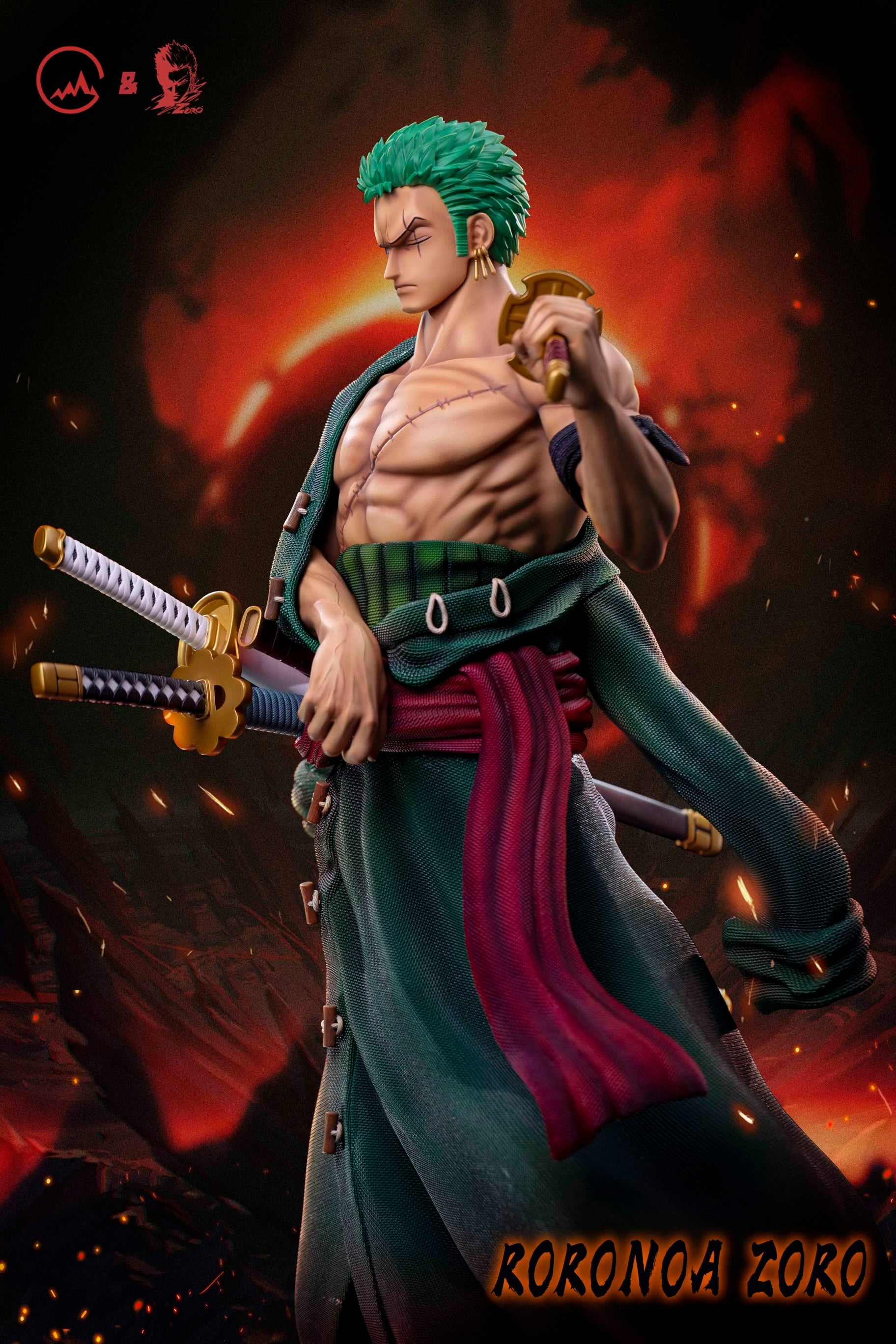 置物 GG One Piece GG Studio Roronoa Zoro Resin Statue – ClubHouse