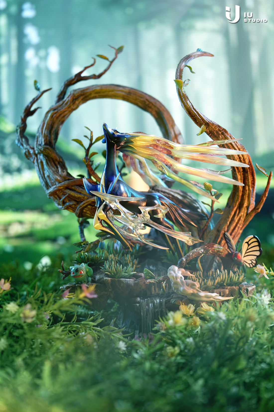 Pokemon IU Studio Xerneas Resin Statue