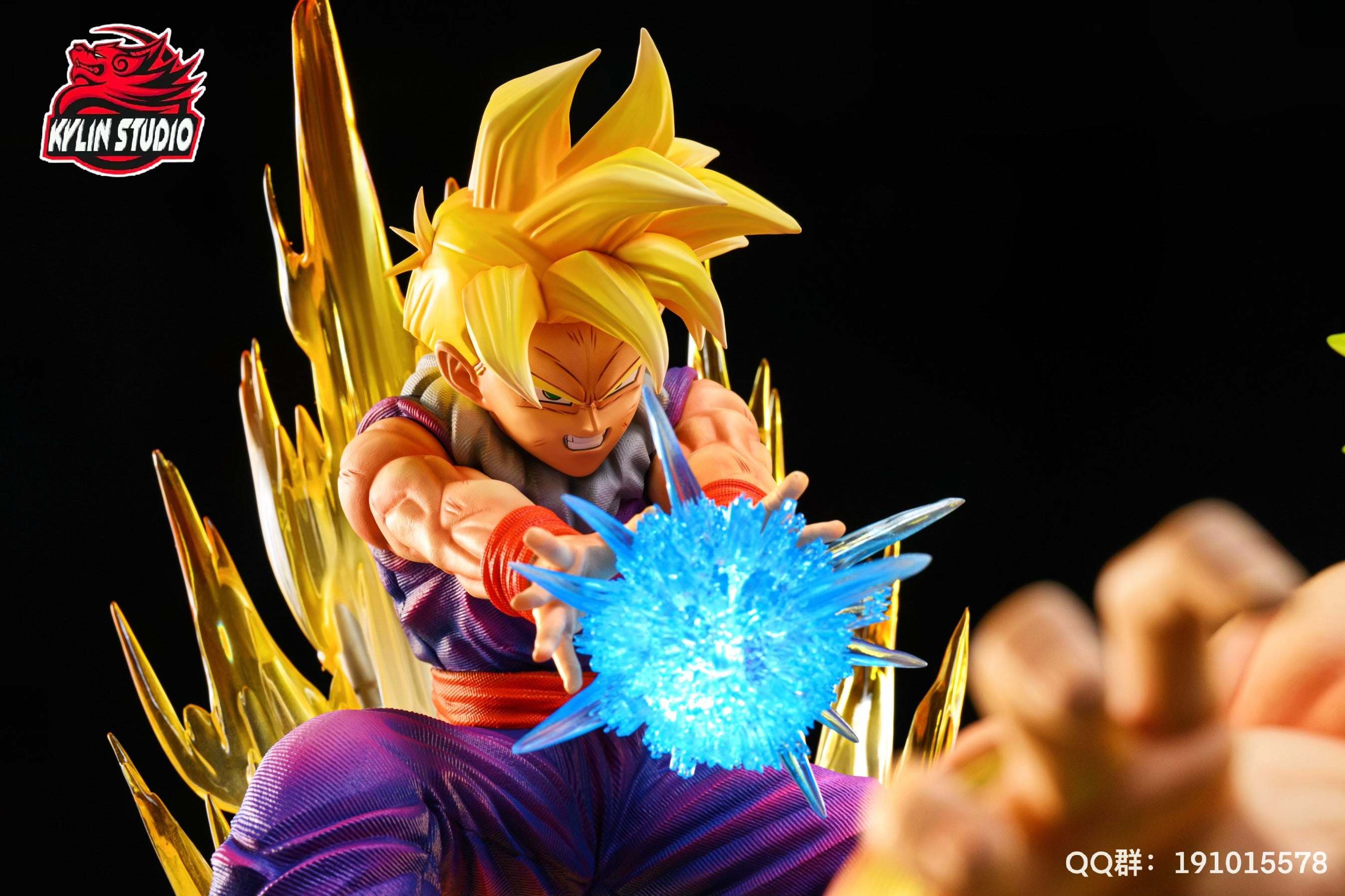 Dragon Ball Kylin Studio Super Saiyans VS Broly Resin Statue