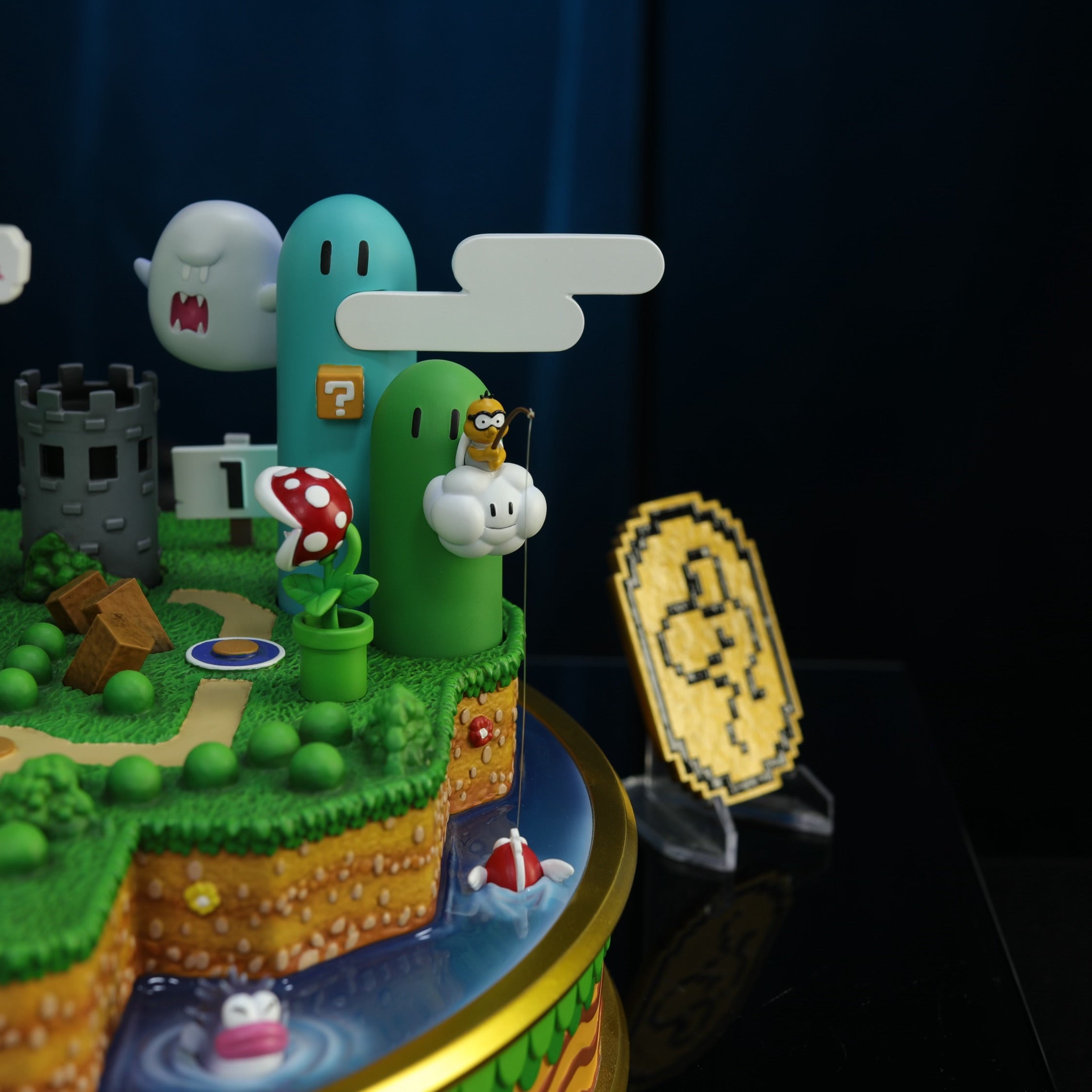 Super Mario Kintsukuroi Creations World Diorama – ClubHouse Statues