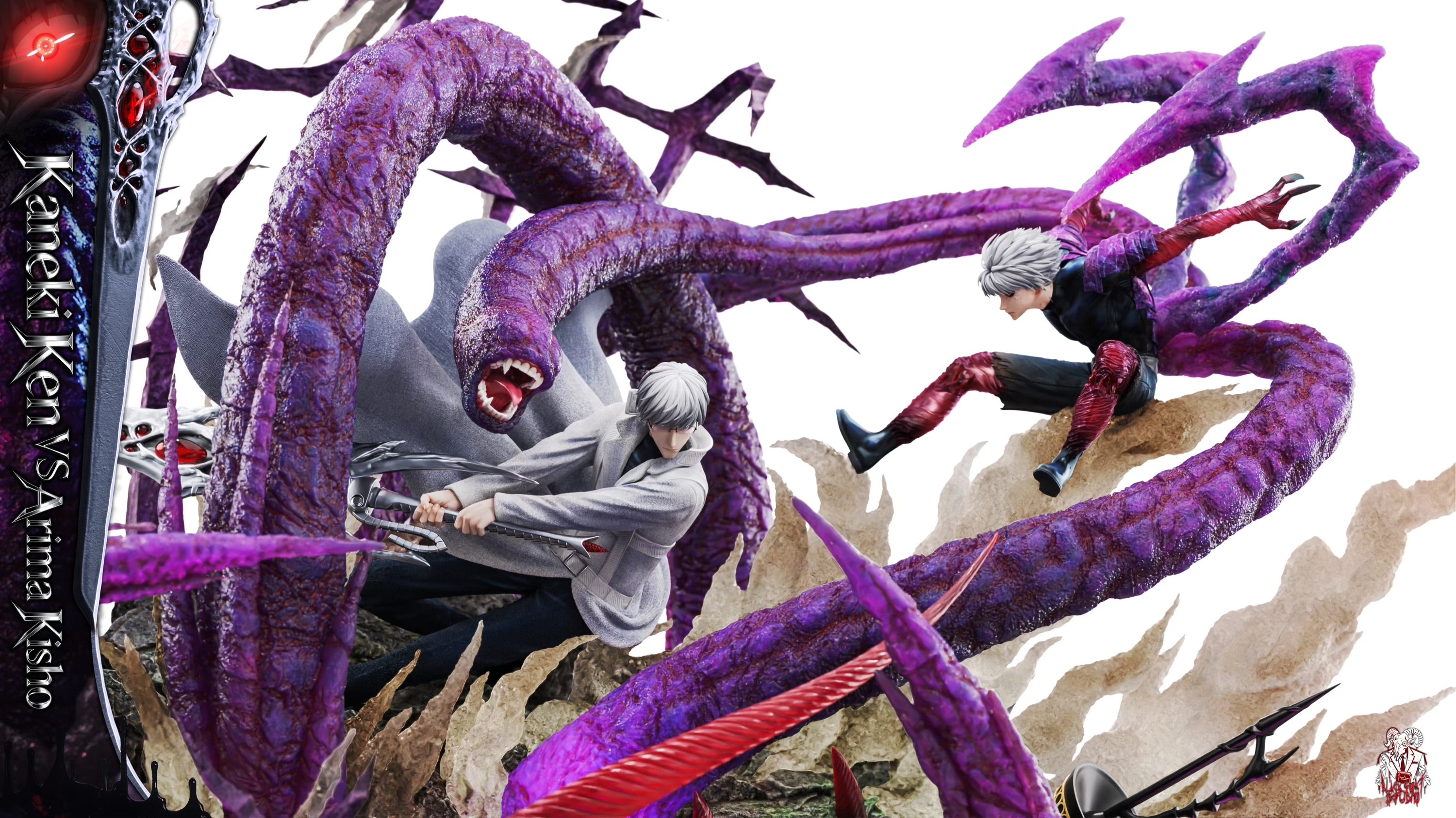 Tokyo Ghoul Black Goat Studio Kaneki Ken Vs Arima Kisho