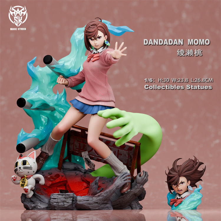 Dandadan Mask Studio Ayase Momo Resin Statue – ClubHouse Statues