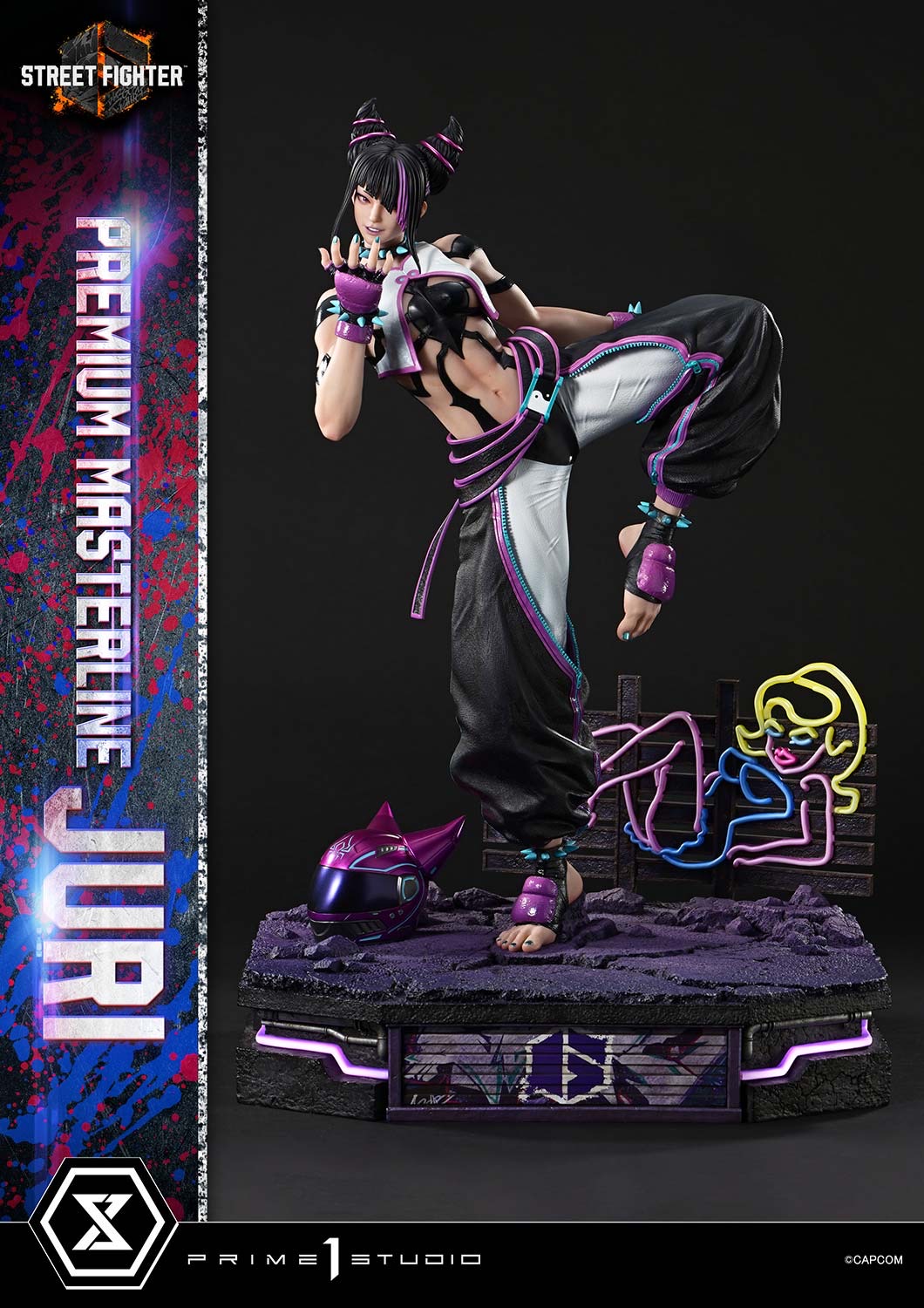 EMMETI × DESIGNWORKS JURI Street Fighter 6 Prime 1 Studio Juri Licensed Resin Statue