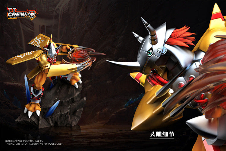 Digimon TT Crew Studio WarGreymon x Black WarGreymon x Chaos Digimon TT Crew Studio WarGreymon x Black WarGreymon x Chaos