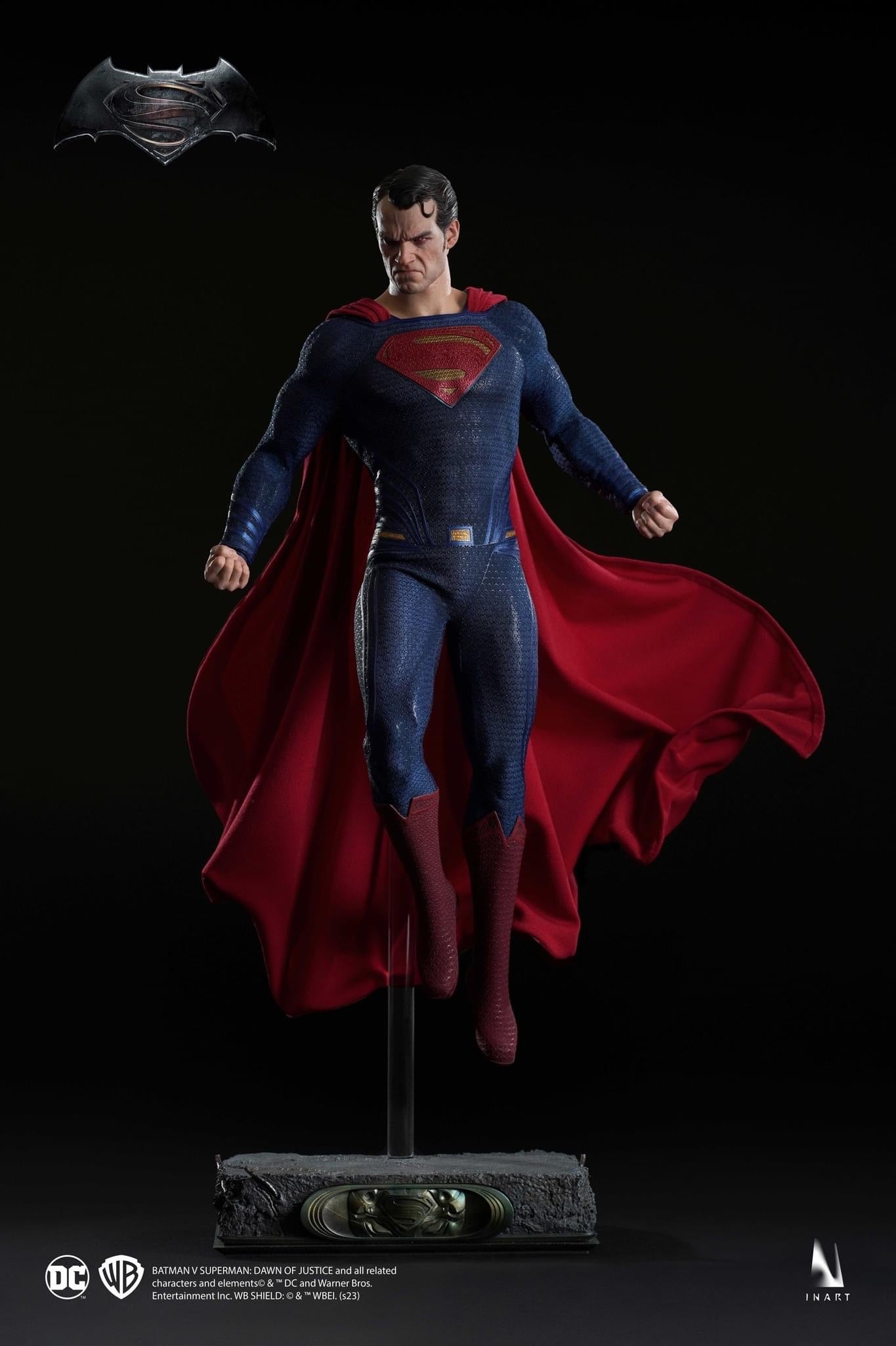 INART DC スーパーマン フィギュア DC Comics INART Studio Superman Licensed Collectible Licensed PVC