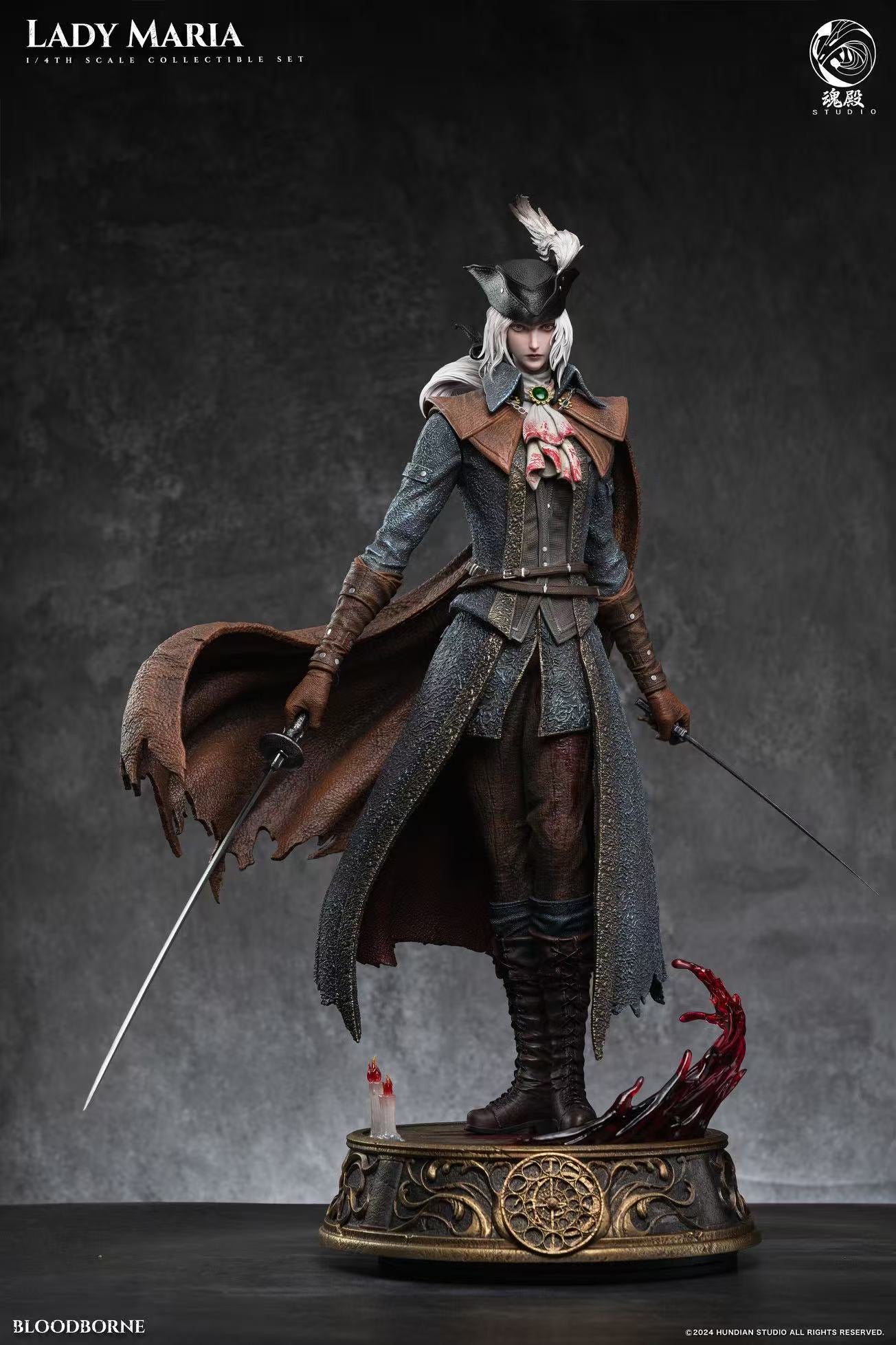 新品「Bloodborne Lady Maria 」フィギュア 1500体限定 Bloodborne HunDian Studio Lady Maria V2 Resin Statue – ClubHouse