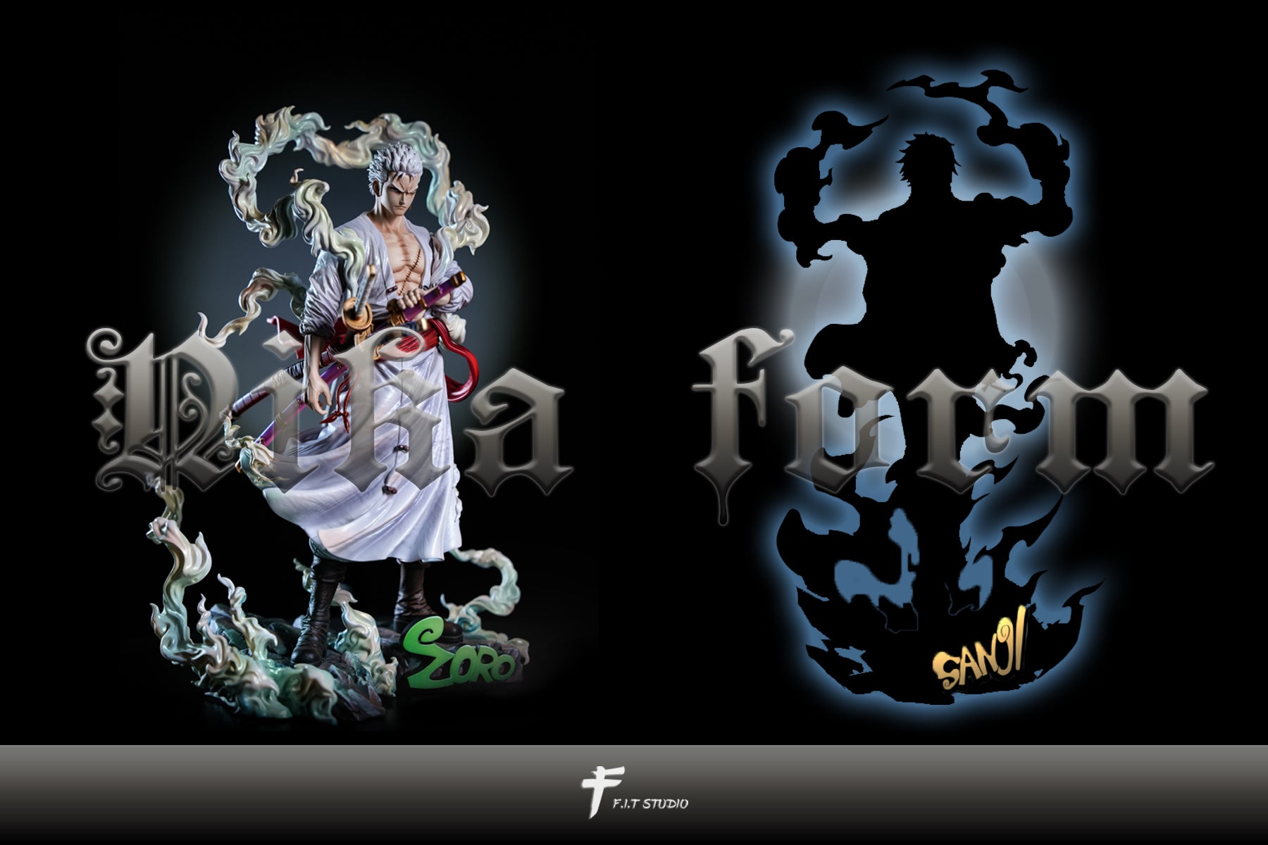 One Piece FIT Studio Nika Form Roronoa Zoro Resin Statue