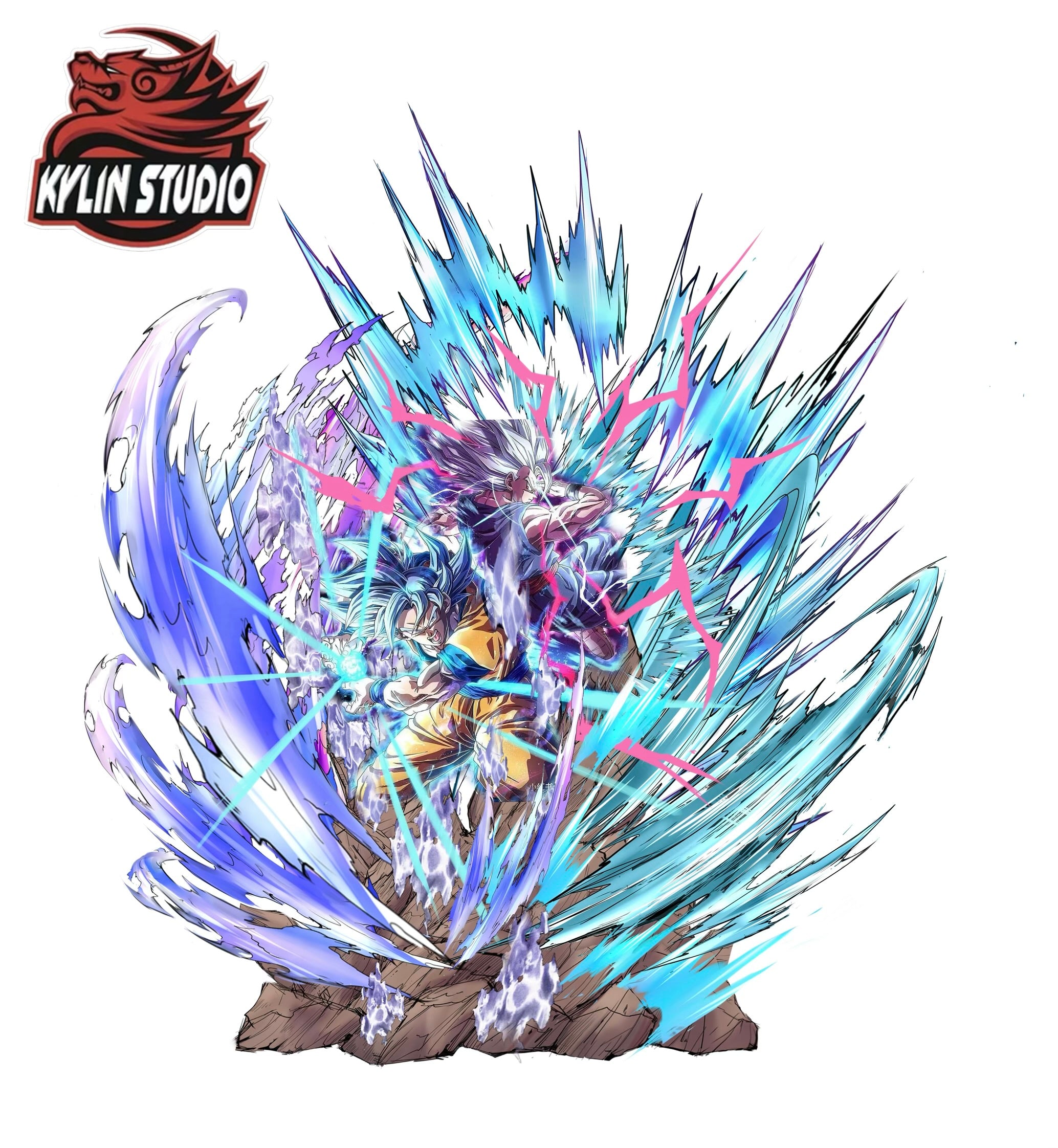 【コーウィン様用】DESTYNATION / Rising Up Dragon Ball Kylin Studio Goku UI x Gohan Beast – ClubHouse Statues