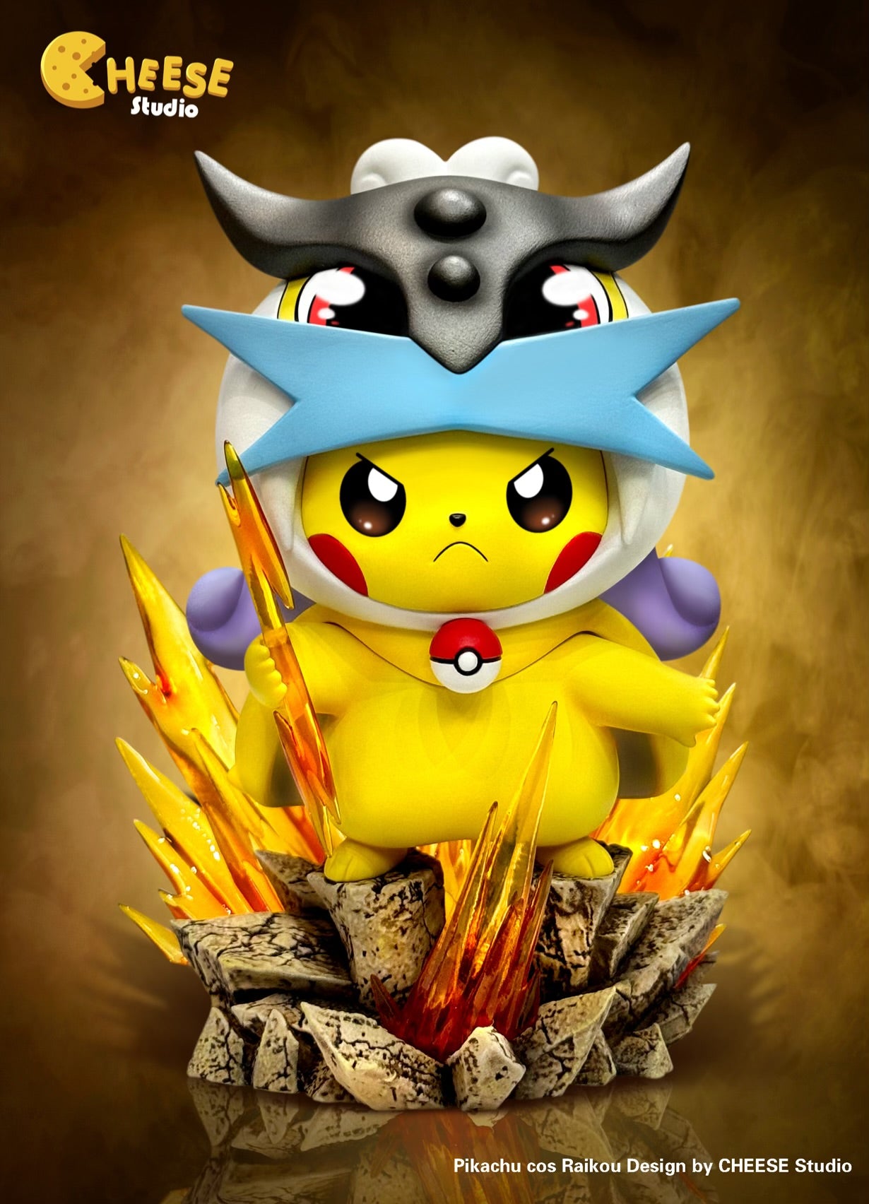 Pokemon CHEESE Studio Pikachu Cosplay Three sacred – ClubHouse Statues