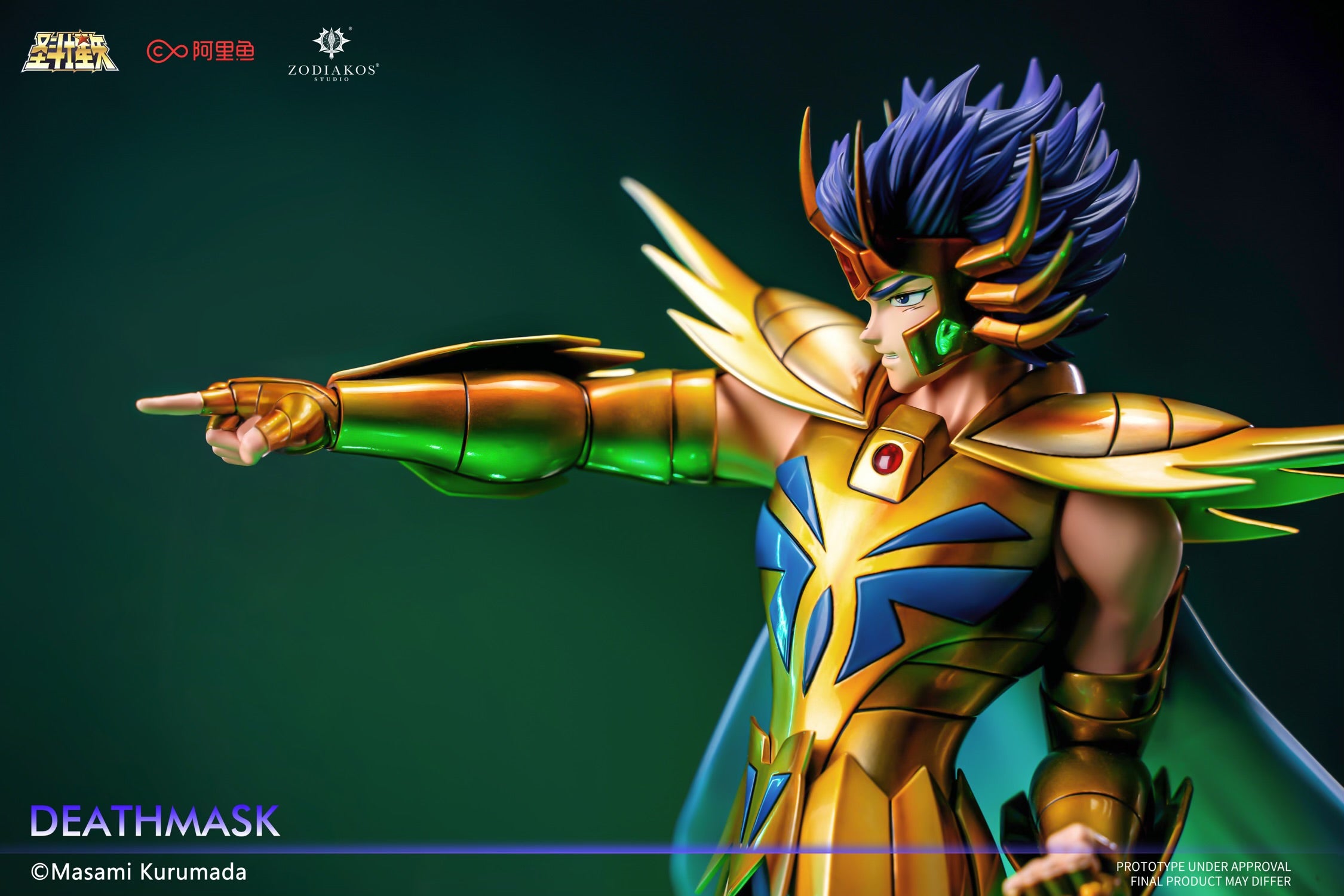 Saint Seiya Zodiakos Studio Gold Saint Deathmask Licensed