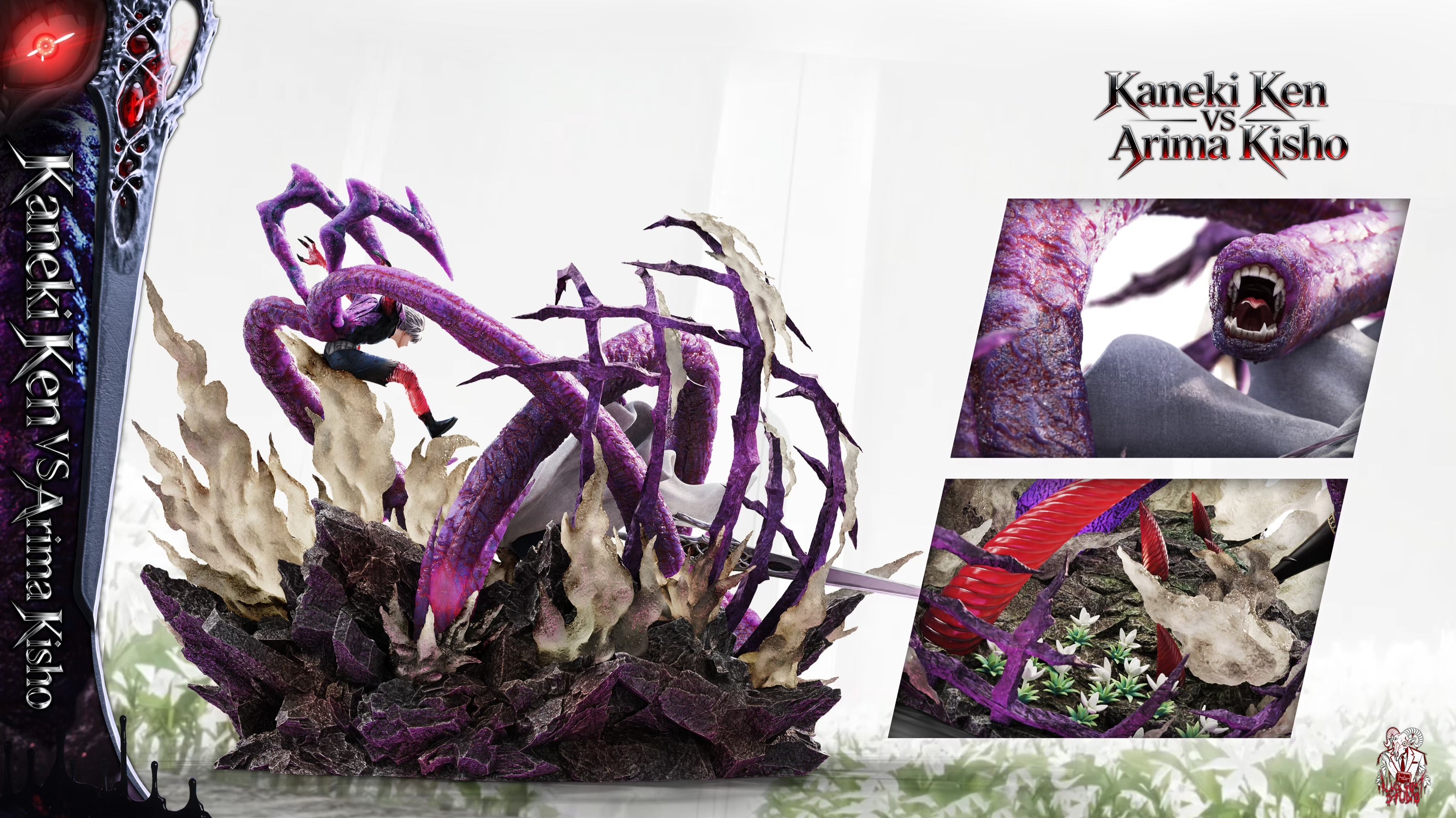 Tokyo Ghoul Black Goat Studio Kaneki Ken Vs Arima Kisho