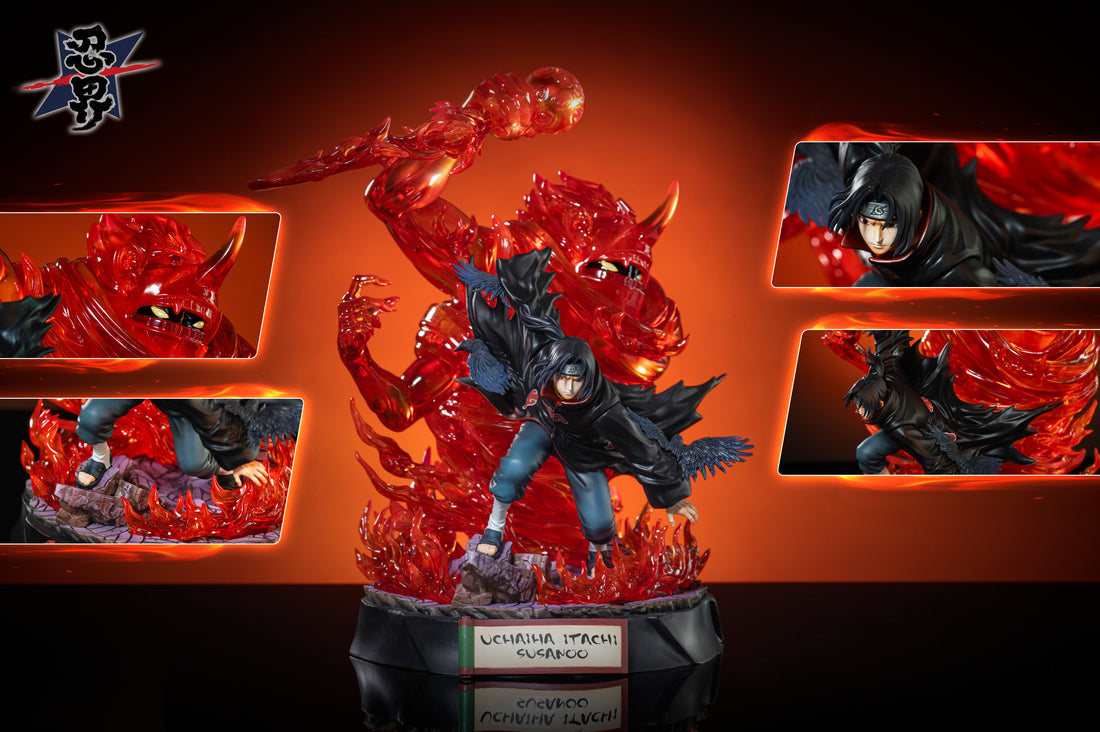 Naruto RenJie Studio Uchiha Itachi Susanoo Resin Statue