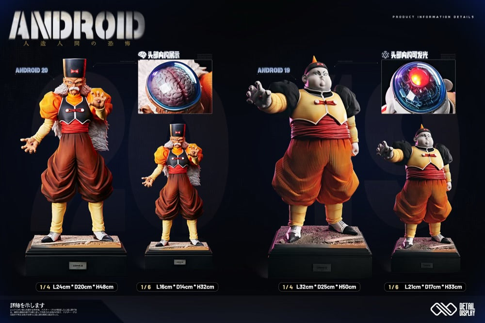 Dragon Ball Infinite Studio Android 19 x Android 20 Dr Gero Resin