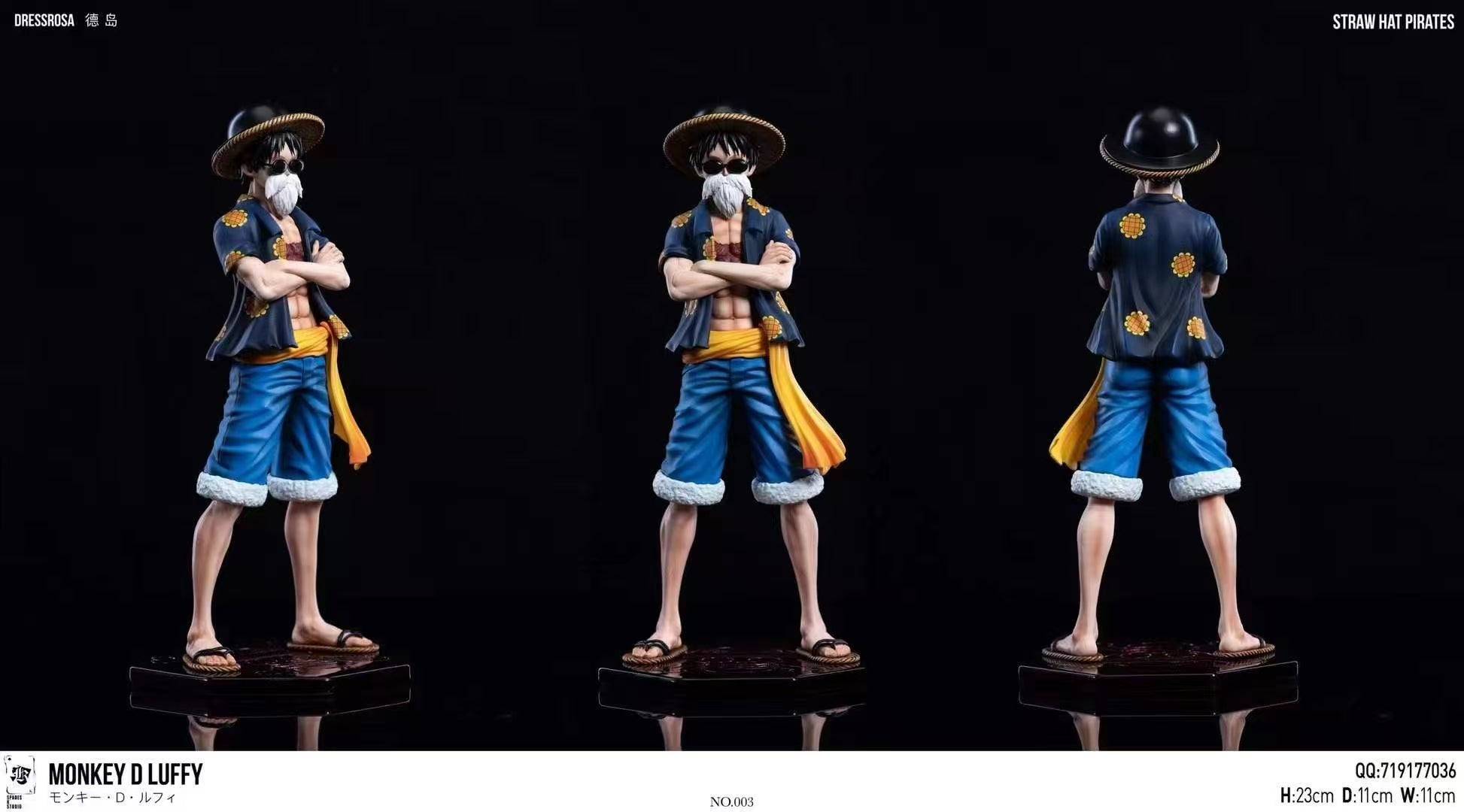 One Piece Spades K Studio Luffy Straw Hat – ClubHouse Statues