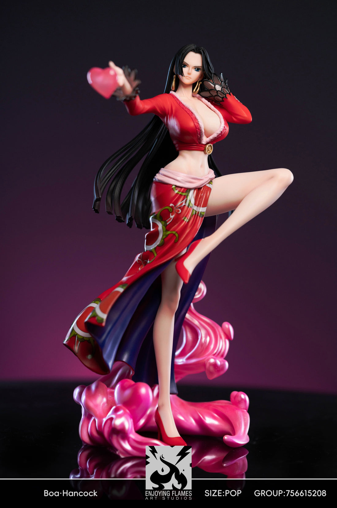 One Piece Enjoying Flames Studio Boa Hancock Resin Statue