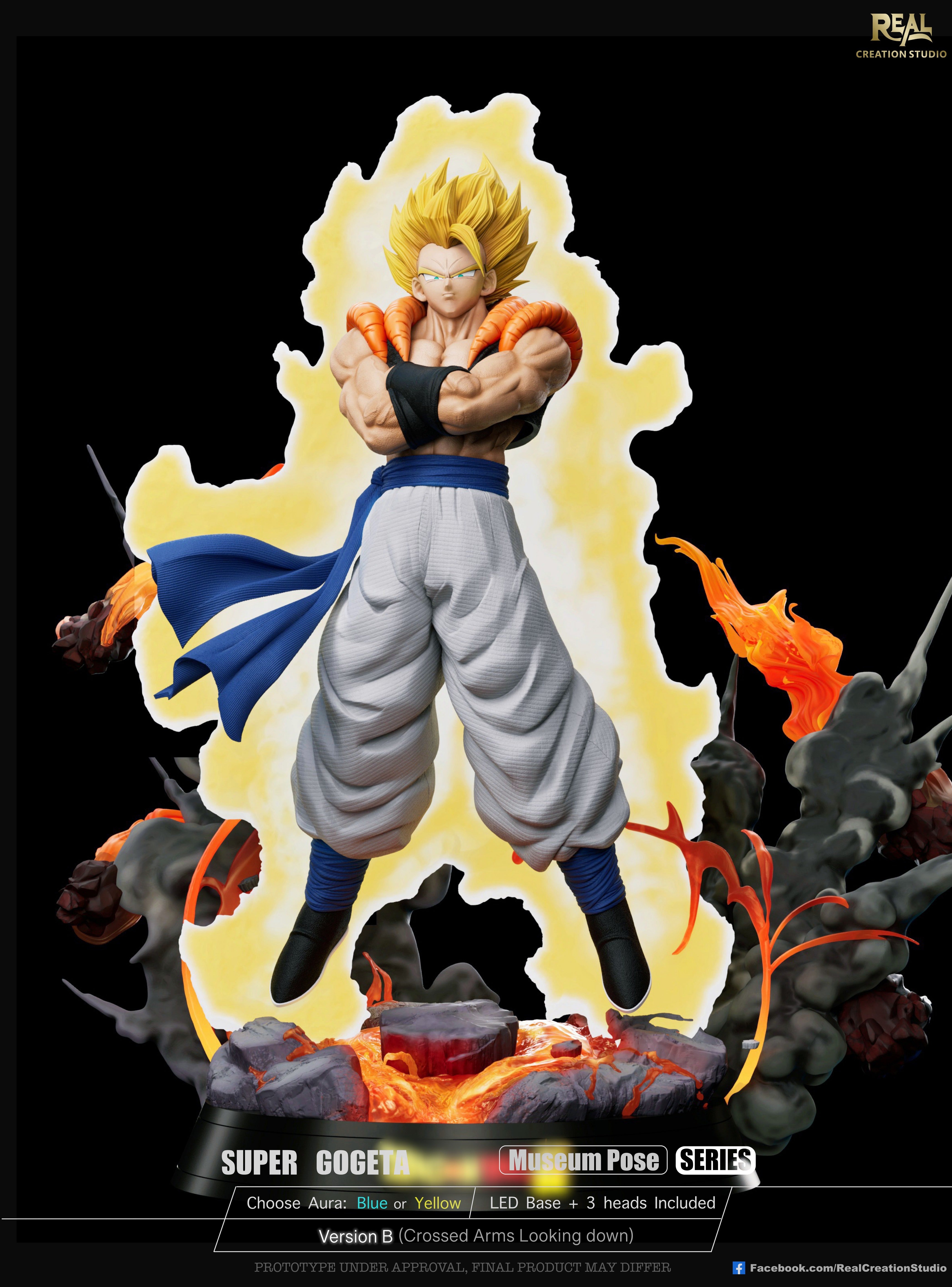 Dragon Ball Real Creation Studio Super Gogeta – ClubHouse Statues