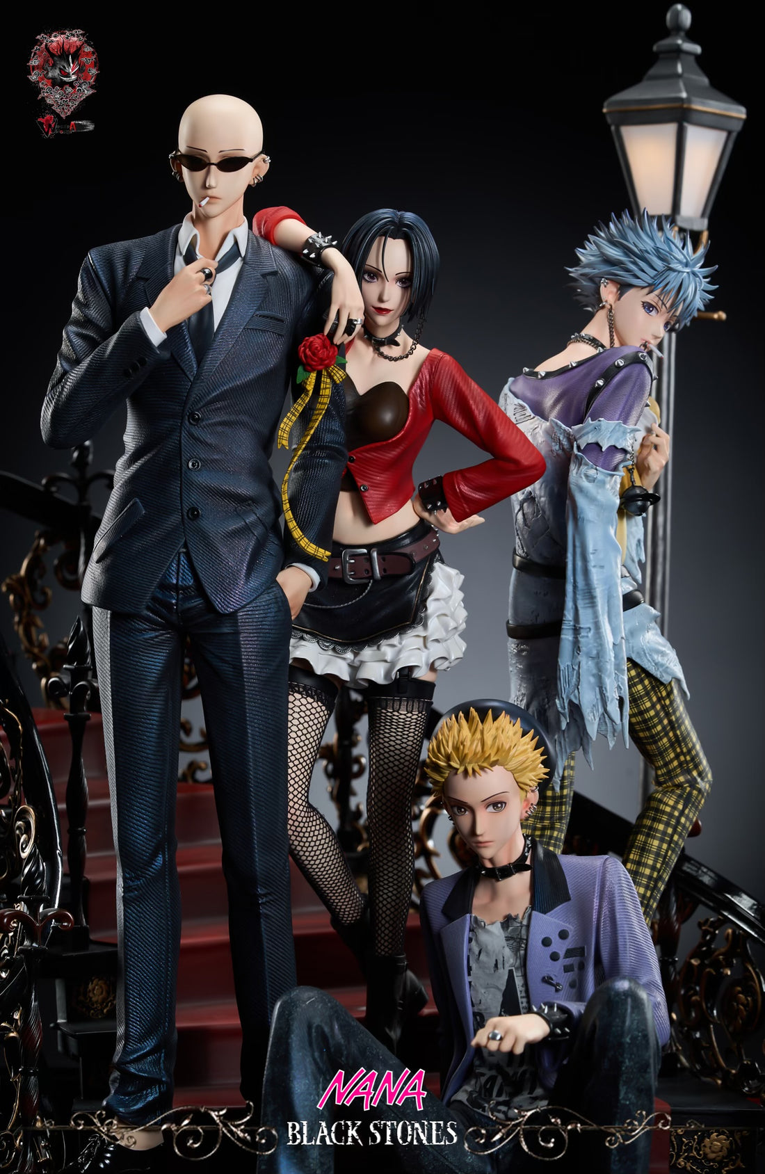 Black Stones Weare A Design Studio Nana x Shinichi x Nobuo x Yasushi Resin Statue