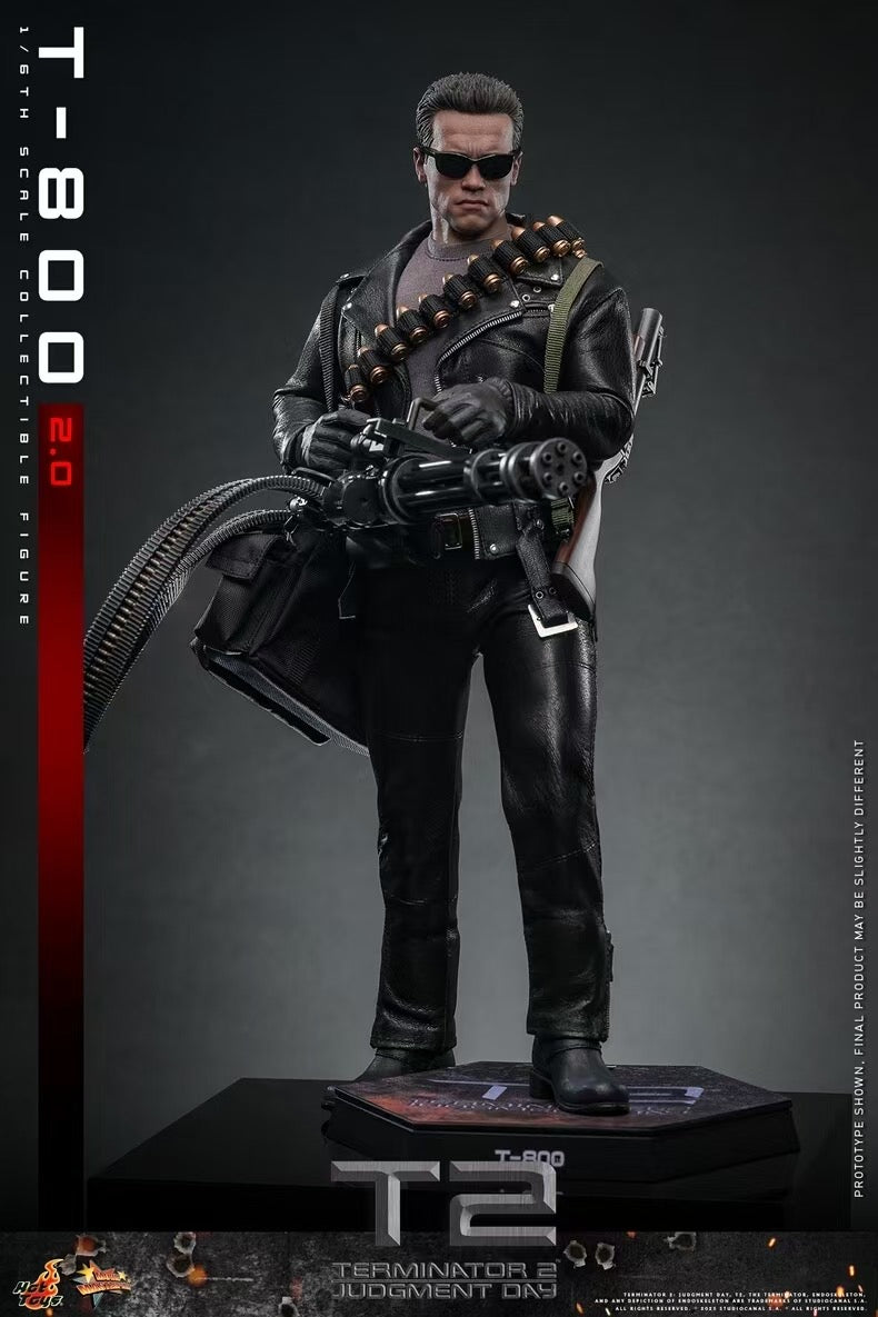 Terminator Pvc Action Figure Terminator 2 Hot Toys Judgment Day T 800 2.0 Licensed PVC Figure ...