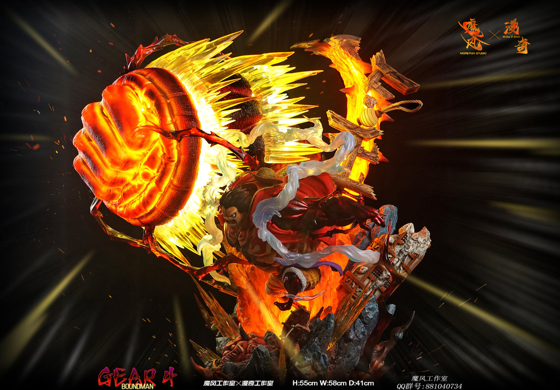 One Piece MoreFun x Monkey D Studio Gear 4 Luffy Resin Statue