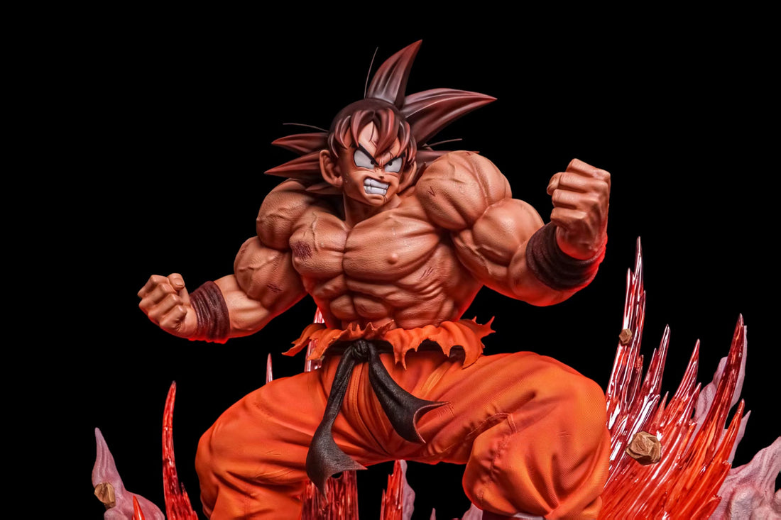 Dragon Ball Figure Class Goku Triple Kaio Ken Resin Statue