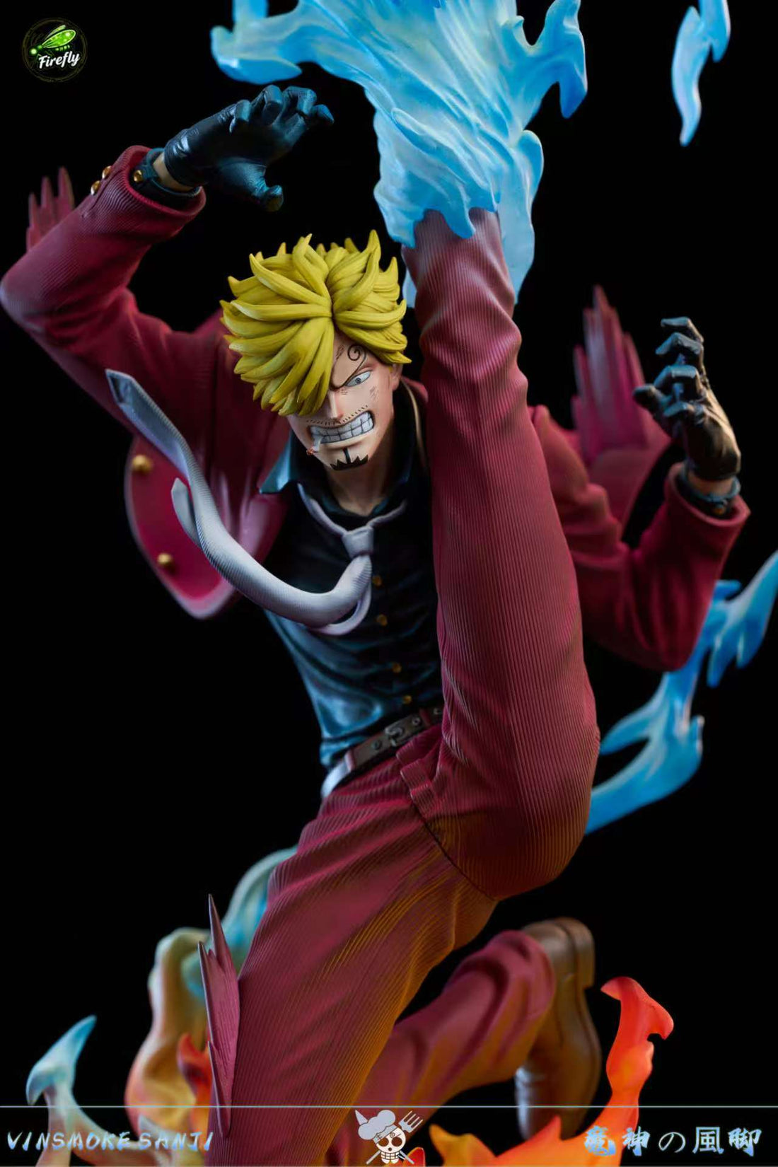 One Piece Firefly Studio Sanji Demon Wind Kick Resin Statue