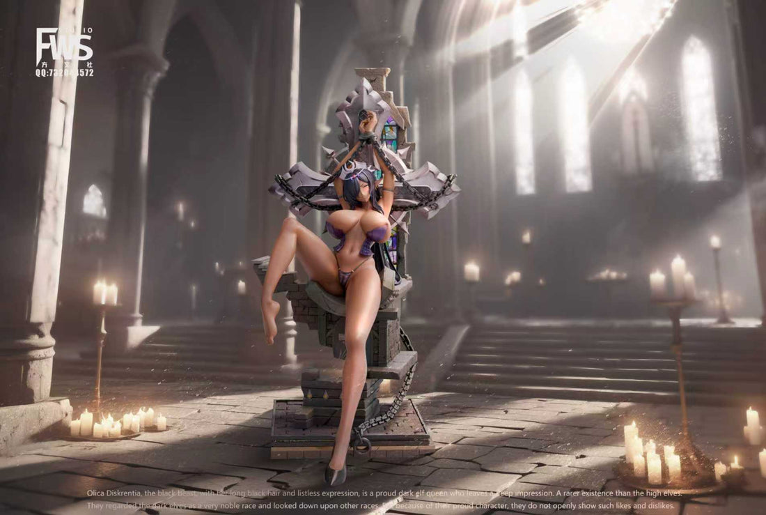 Queens Gate FWS Studio Kuroinu Olga Discordia Resin Statue