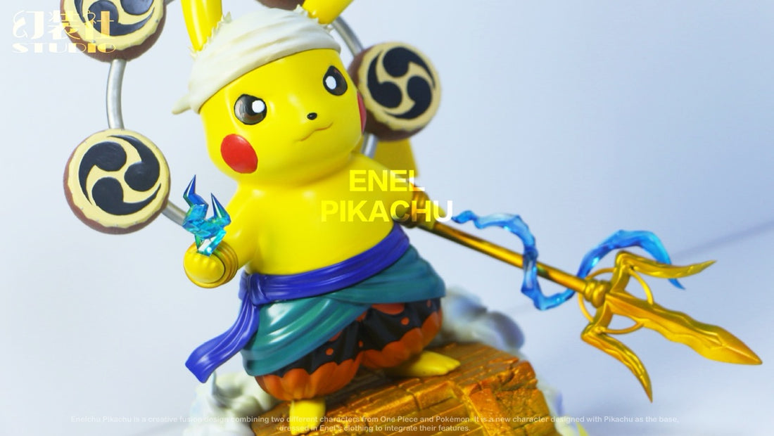 Pokemon Fantasy Outfit Society Thunder God Pikachu Resin Statue