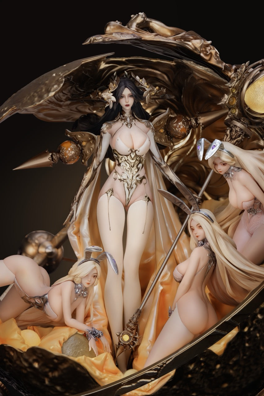 God of Moon GuangHan Studio Luna Resin Statue