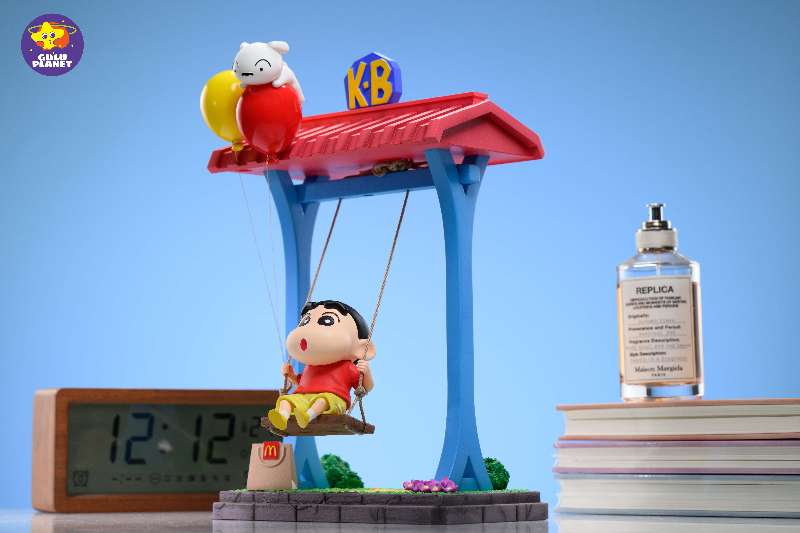 Crayon Shin Chan GuluPlanet Studio Swing Shinchan Resin Statue