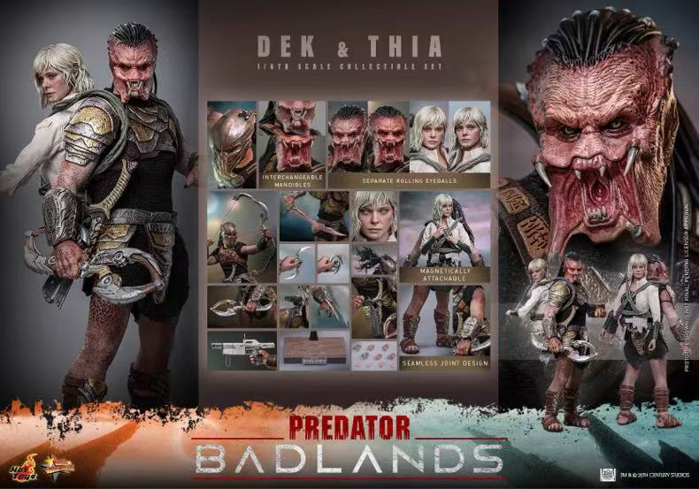 Predator Hot Toys Badlands Dek x Thia – ClubHouse Statues