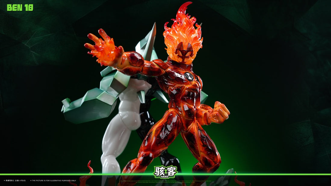 Ben 10 Hacker Studio Heatblast x Diamondhead