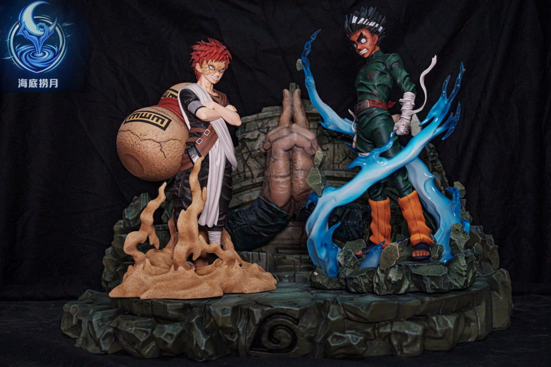 Naruto Hai Di Lao Yue Studio Chunin Exams Gaara X Rock Lee Accessory Diorama Base