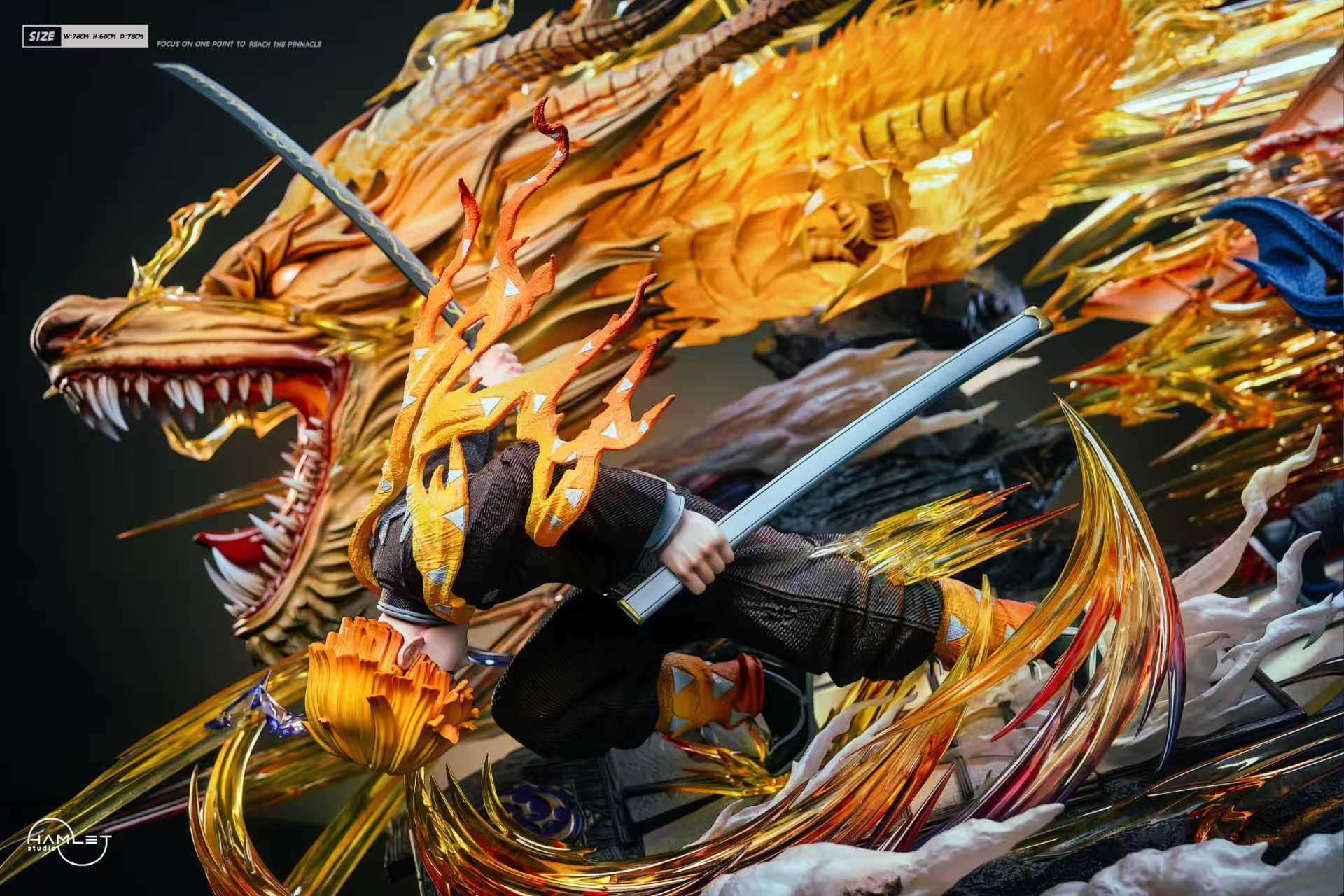 Demon Slayer Hamlet Studio Flaming Thunder God Zenitsu Agatsuma