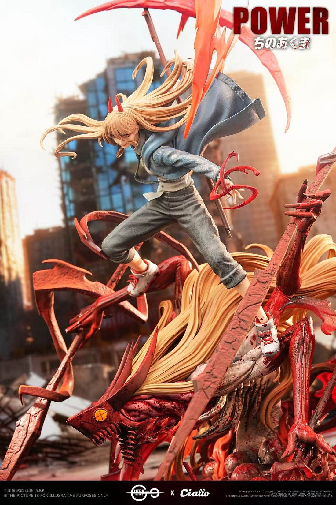 Chainsaw Man Hera Studio x Ciallo Power Resin Statue