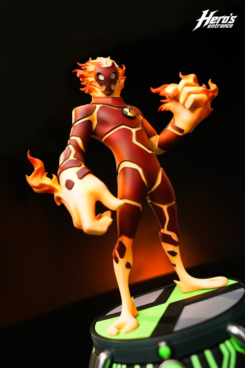 Ben 10 Heros Entrance Studio Heatblast