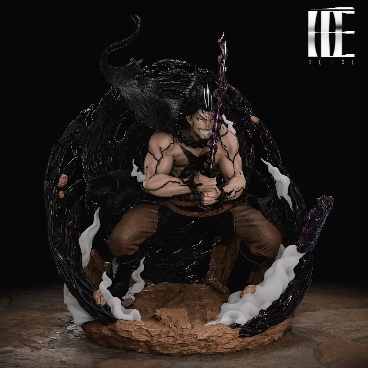 grapple×secret baseスタジャン ブラック/ホワイト Black Clover Heroe Collectibles Yami – ClubHouse Statues