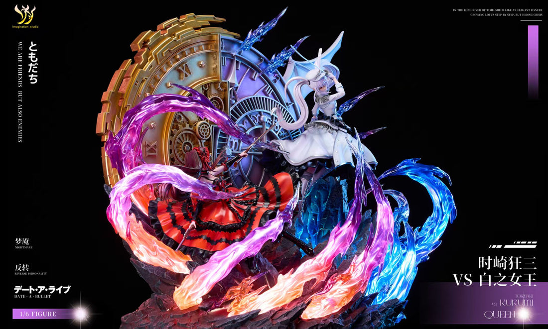 Wiki Date a Live Imagination Studio Tokisaki Kurumi Vs White Queen Resin Statue