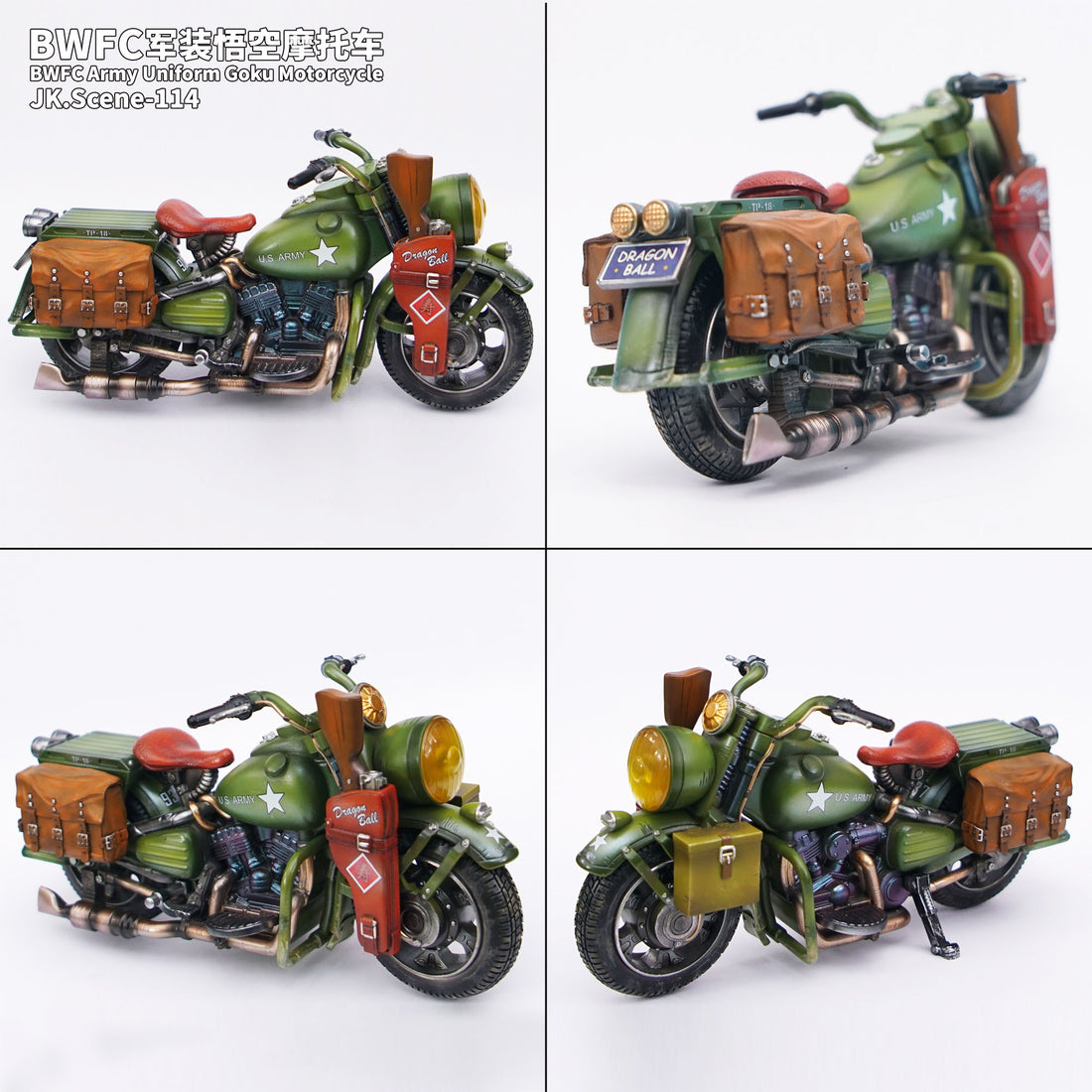 Dragon Ball Jacksdo Studio DB Vehicle Army Motorcycle Resin Statue