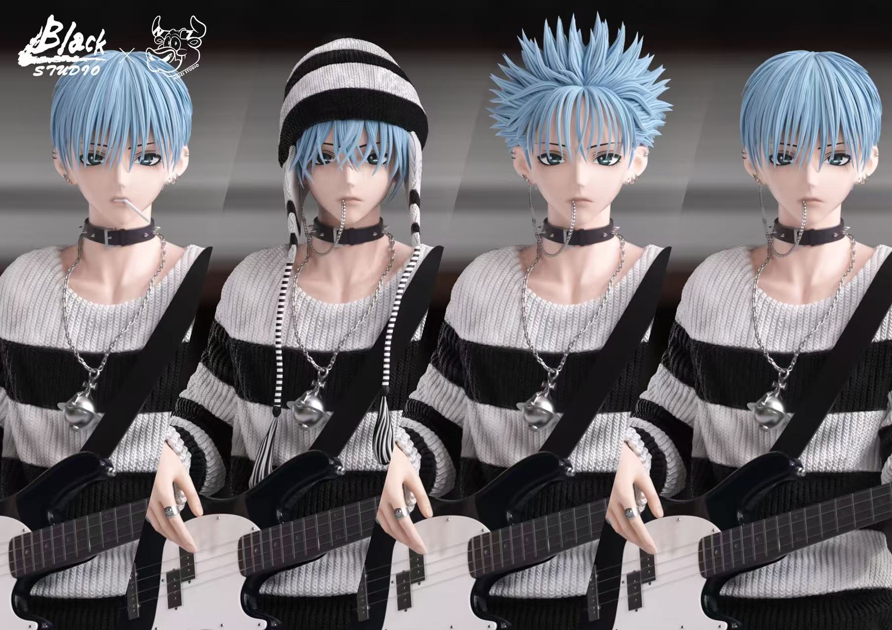 Nana Black x NiuZi Studio Okazaki Shinichi Resin Statue