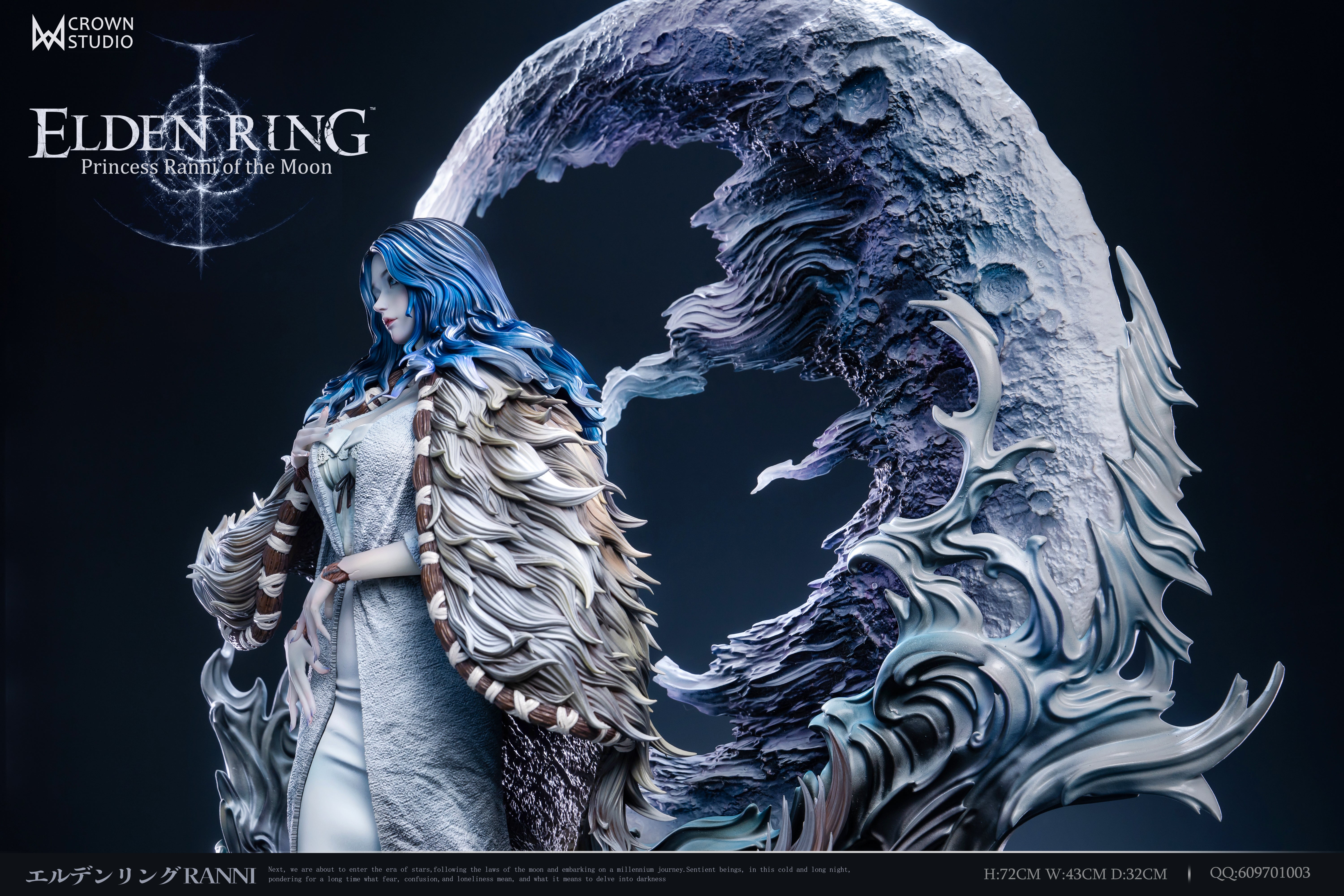 Elden Ring Crown Studio Ranni Resin Statue – ClubHouse Statues