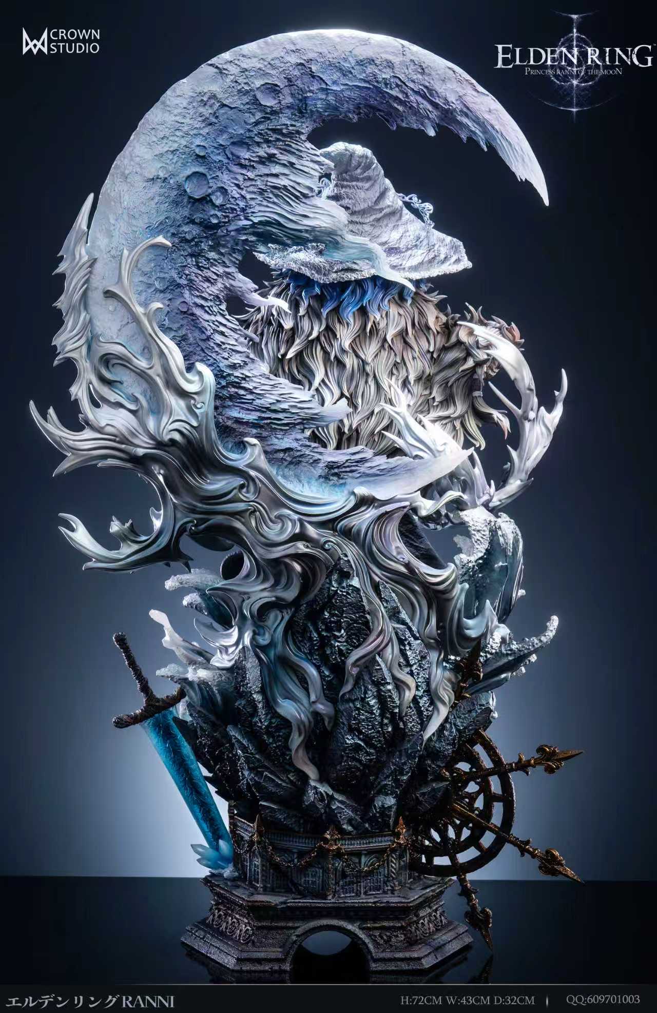 Elden Ring Crown Studio Ranni Resin Statue – ClubHouse Statues