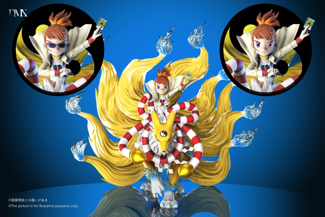 デジモン Wasp-STUDIO デジモンファミリー写真 フィギュア Digimon WASP Studio Family Yagami Taichi Resin Statue - Kaioland